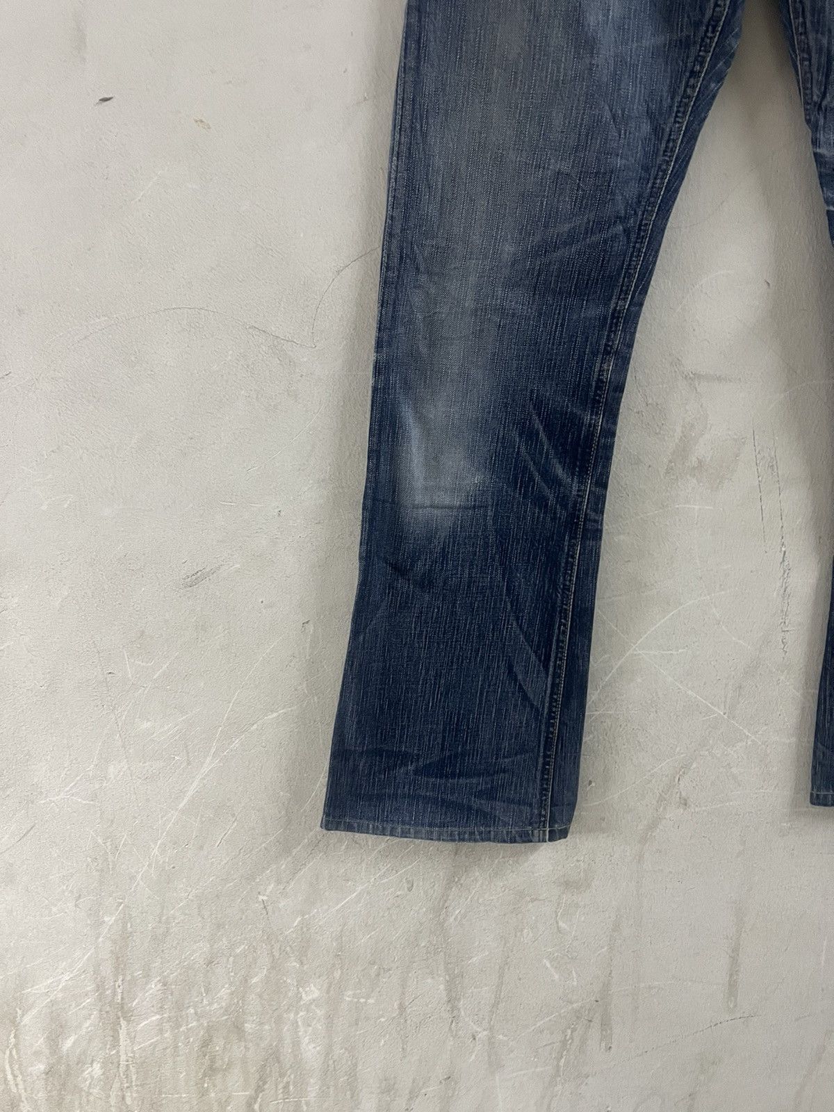 Designer × If Six Was Nine × Japanese Brand THRASHED FLARE EDWIN 503 DISTRESSED DENIM PANT Size US 32 / EU 48 - 3 Thumbnail