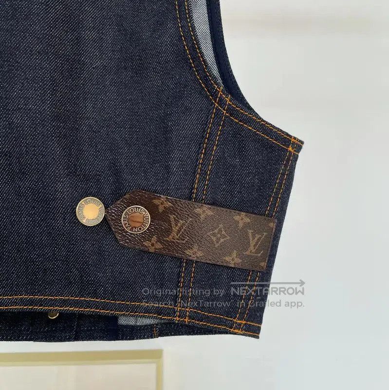 Louis Vuitton Louis Vuitton Summer Blue Denim Vest . Size XS / US 0-2 / IT 36-38 - 5 Thumbnail