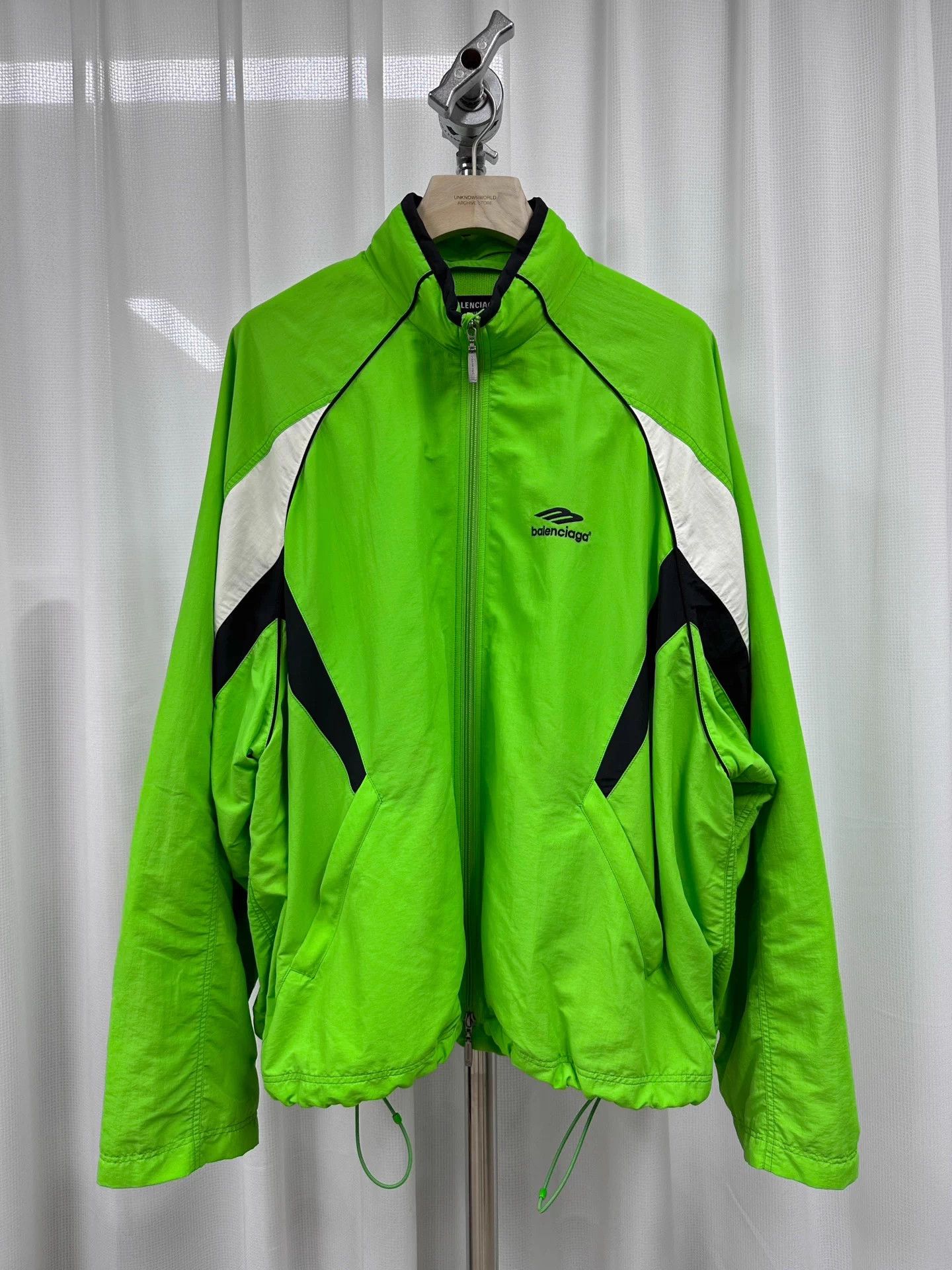 Balenciaga Balenciaga 22SS 3B Sports Fluorescent Green Colorblock Jacket Size US XS / EU 42 / 0 - 1 Thumbnail