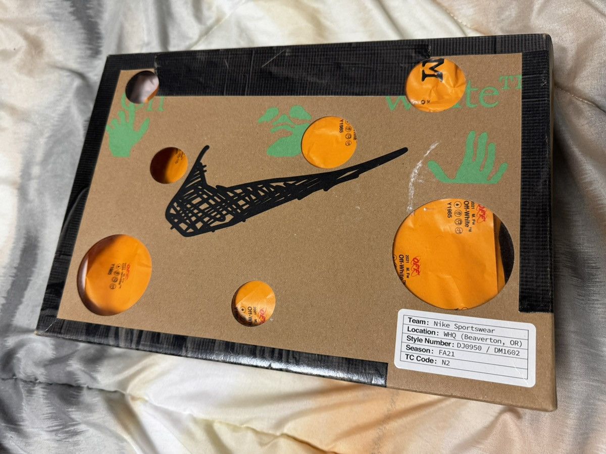 Nike × Off-White Nike Dunk Low Off-White Lot 5 Size US 11.5 / EU 44-45 - 13 Thumbnail
