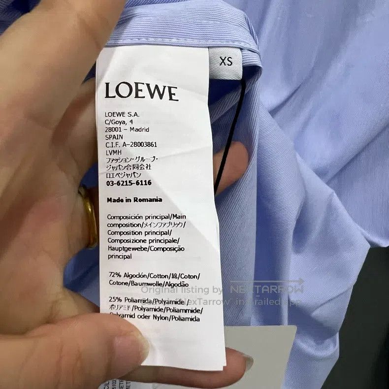 Loewe Loewe Color Block Asymmetrical Shirt Size XS / US 0-2 / IT 36-38 - 5 Thumbnail