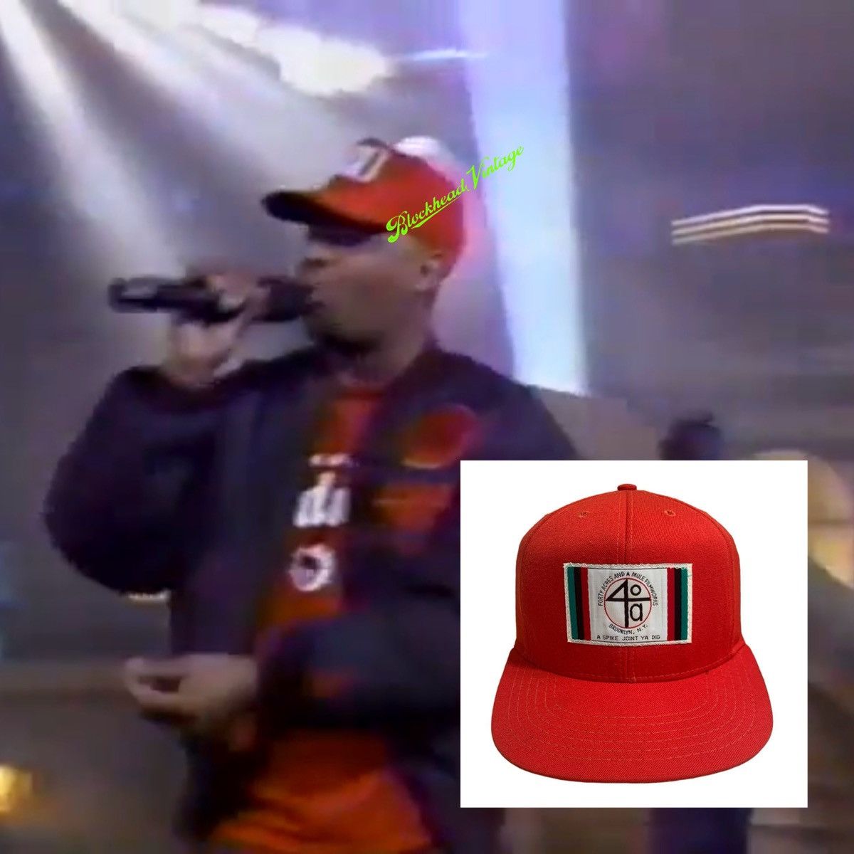 Vintage 40 Acres x Roman Snapback Hat Vintage Spike Lee Size ONE SIZE - 1 Thumbnail