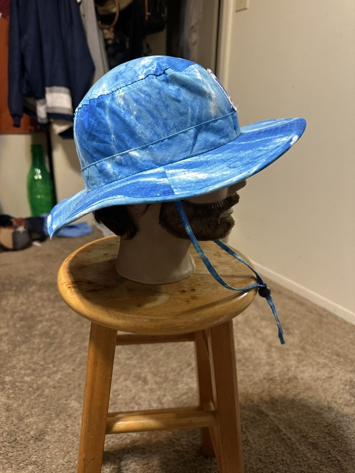 Anti Social Social Club Vintage USPS Mailman “triple sky blue” bucket hat 00s Size ONE SIZE - 3 Thumbnail