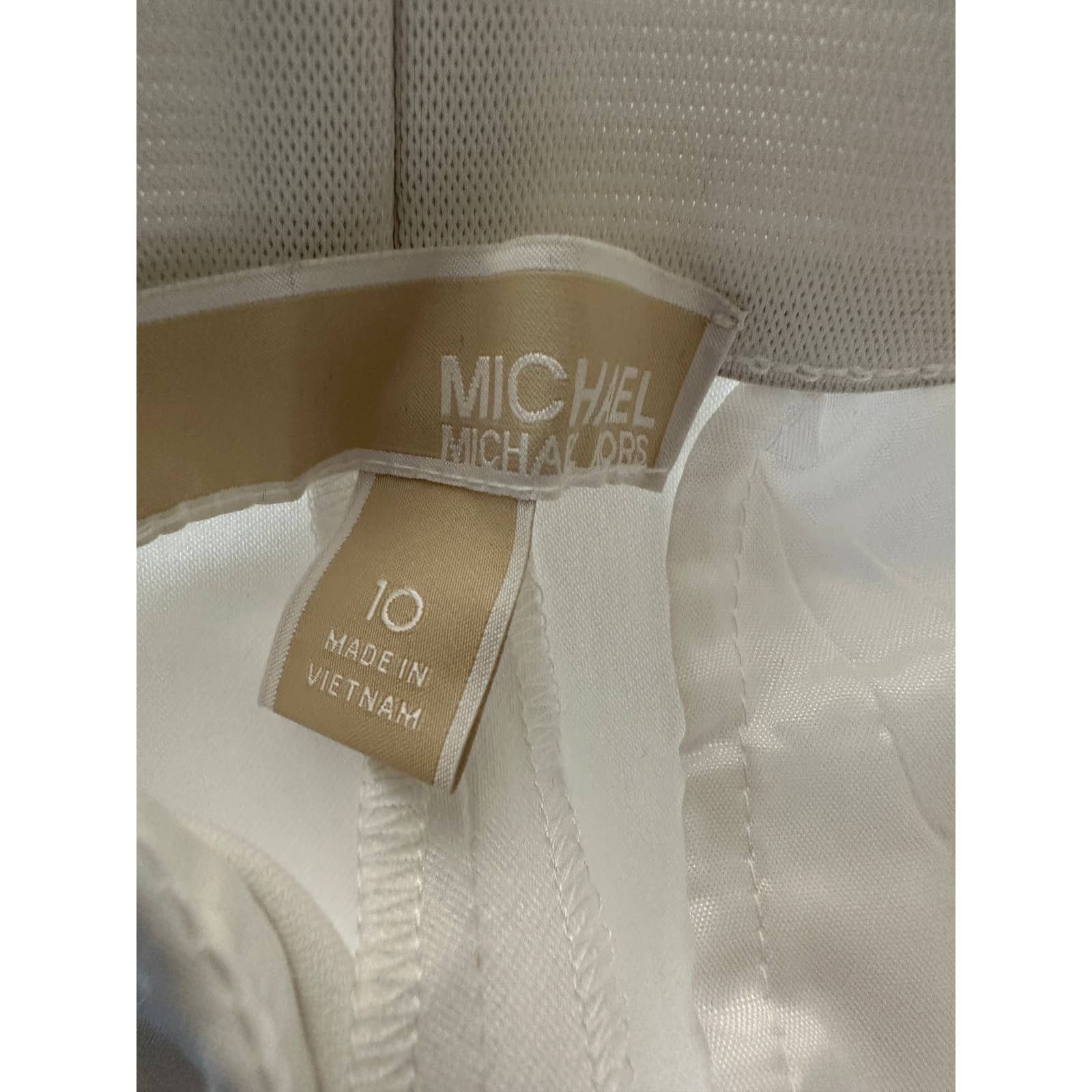 Michael Kors Michael Kors Seamed Pull On Capri pants white Women Size 10 Size 32" / US 10 / IT 46 - 8 Thumbnail