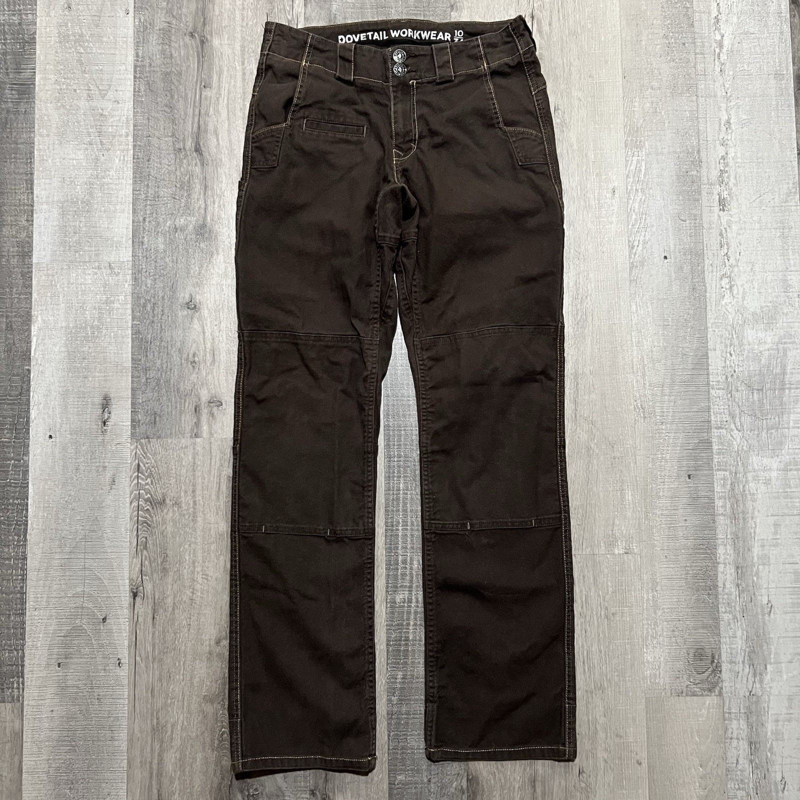 Other Dovetail Workwear Construct Double Knee Front Brown Pants Size 32" / US 10 / IT 46 - 1 Thumbnail