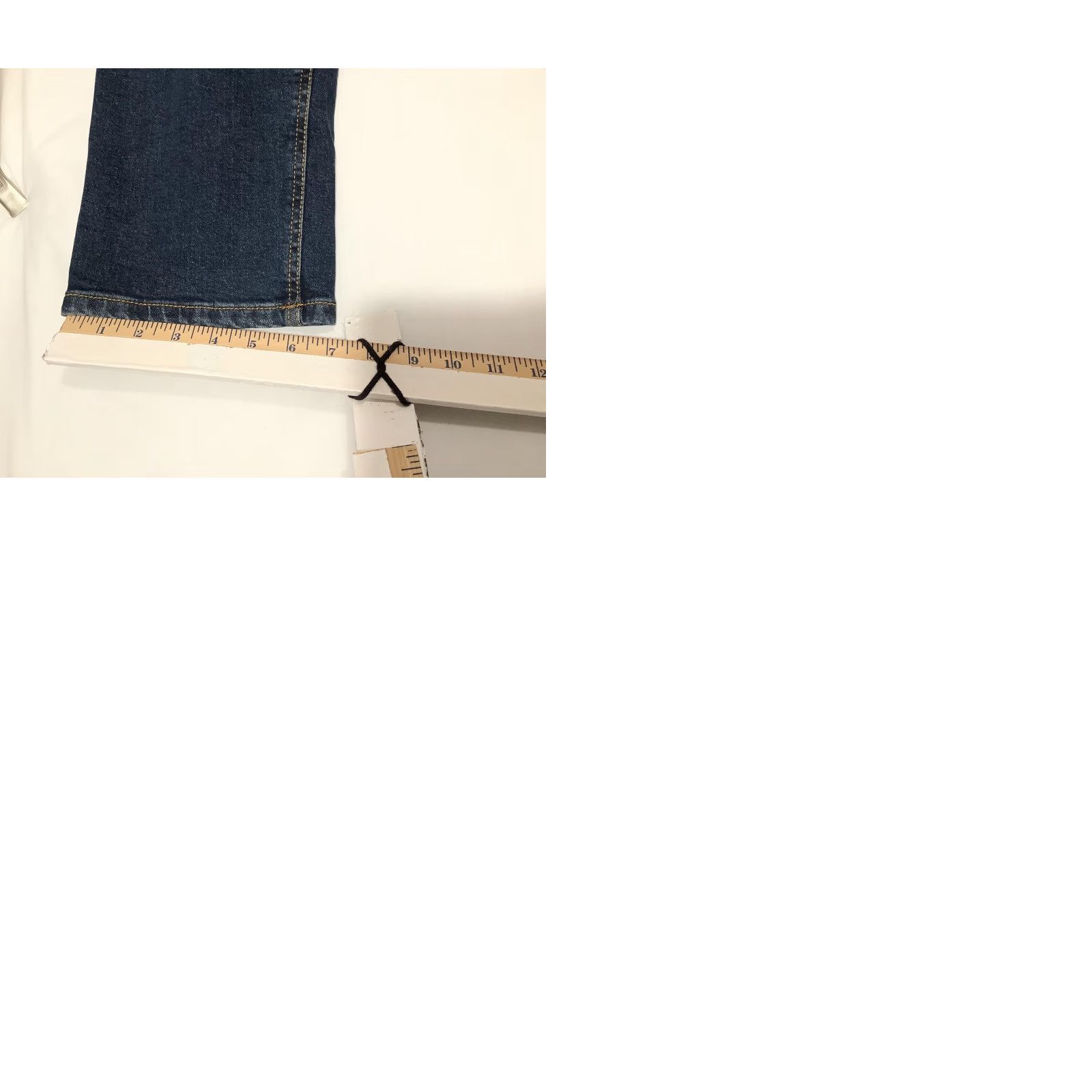 Vintage AMERICAN TALL Jeans Women 32x36 Emma High Rise Relaxed Tapered Denim Blue 5-Pocket Stretch Cotton Spandex Dark Indigo N/A Size 24" / US 00 / IT 34 - 9 Thumbnail