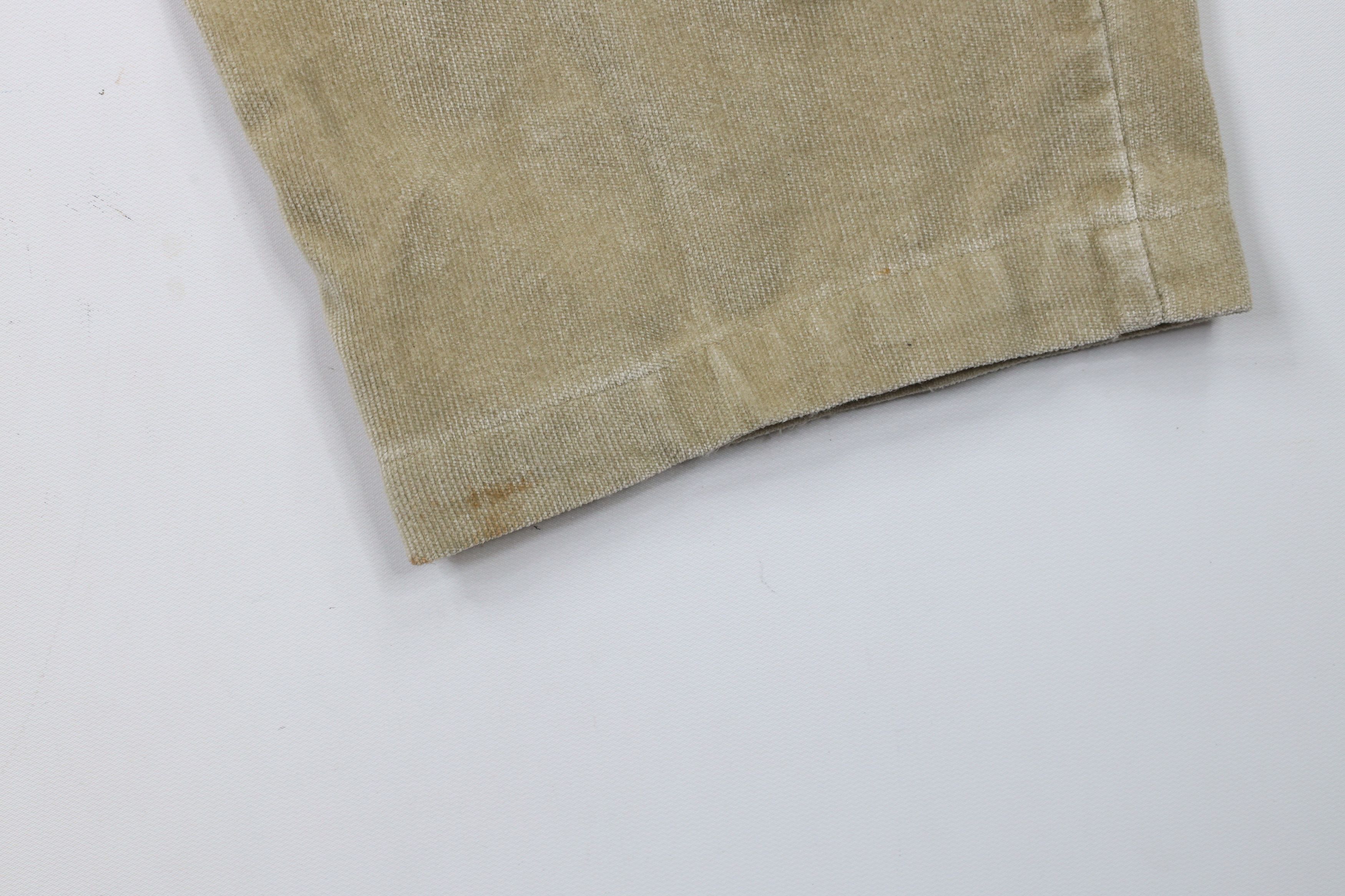 Tommy Hilfiger × Vintage Vintage 90s Tommy Hilfiger Wide Leg Corduroy Moleskin Pants Size 36 - 5 Thumbnail