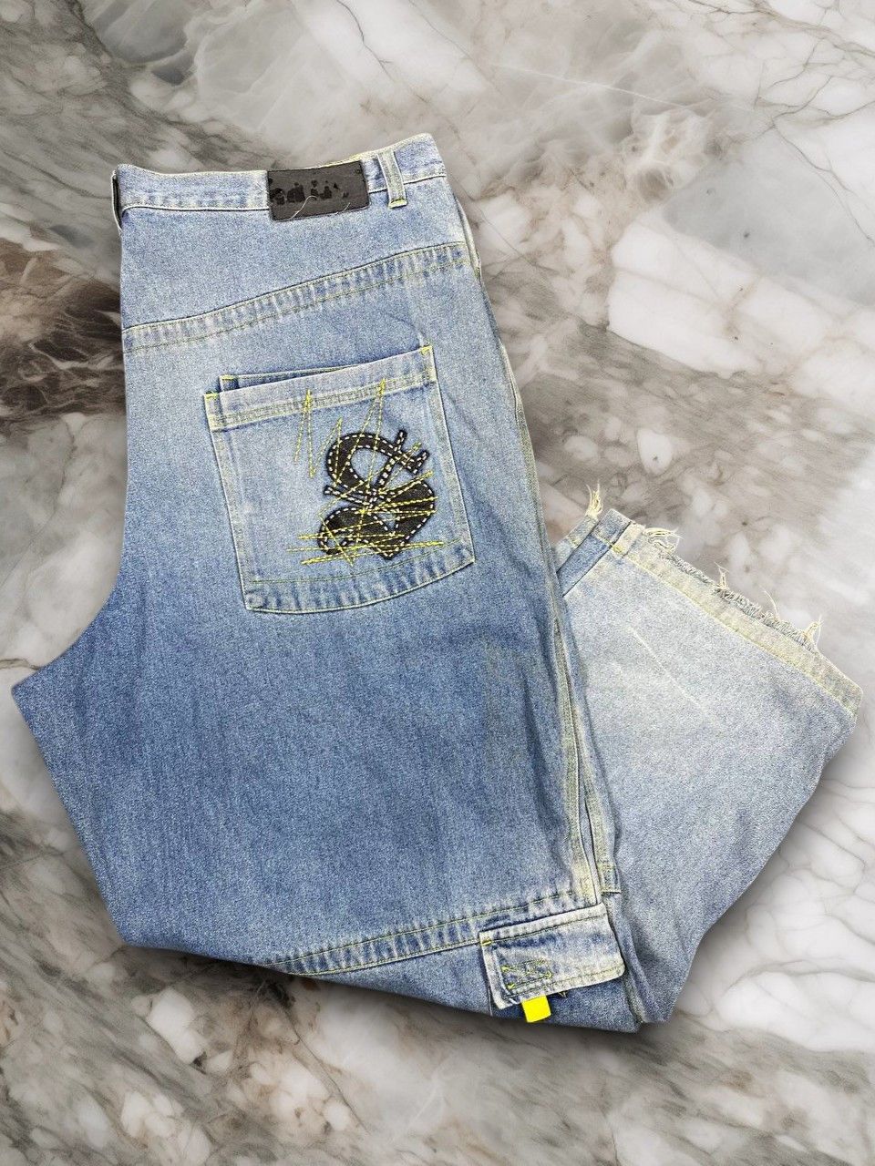 Japanese Brand vintage soul usa baggy denim nice design Size US 44 / EU 60 - 1 Thumbnail