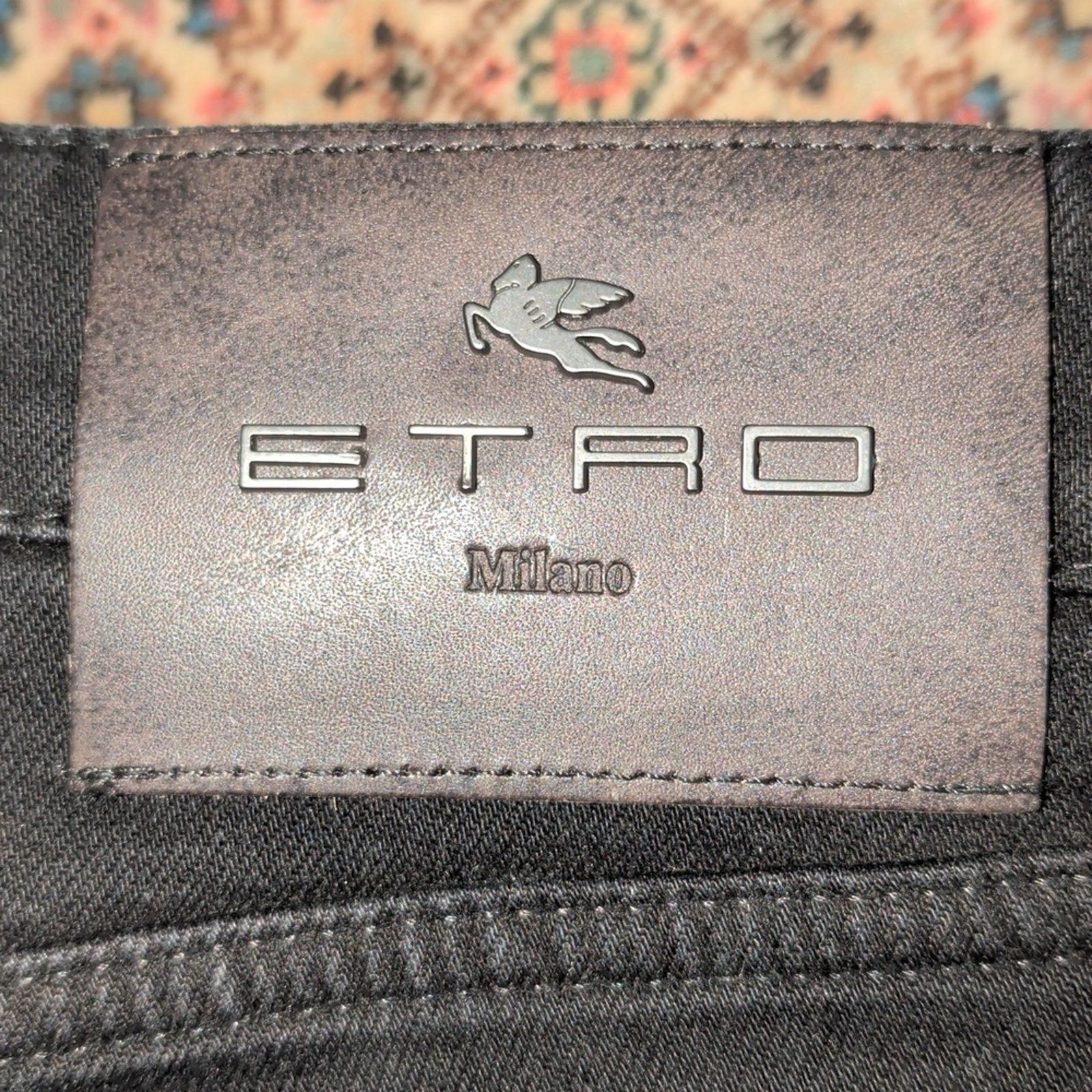 Etro Etro Dark Charcoal Men's Jeans Size 34 Size US 34 / EU 50 - 4 Thumbnail