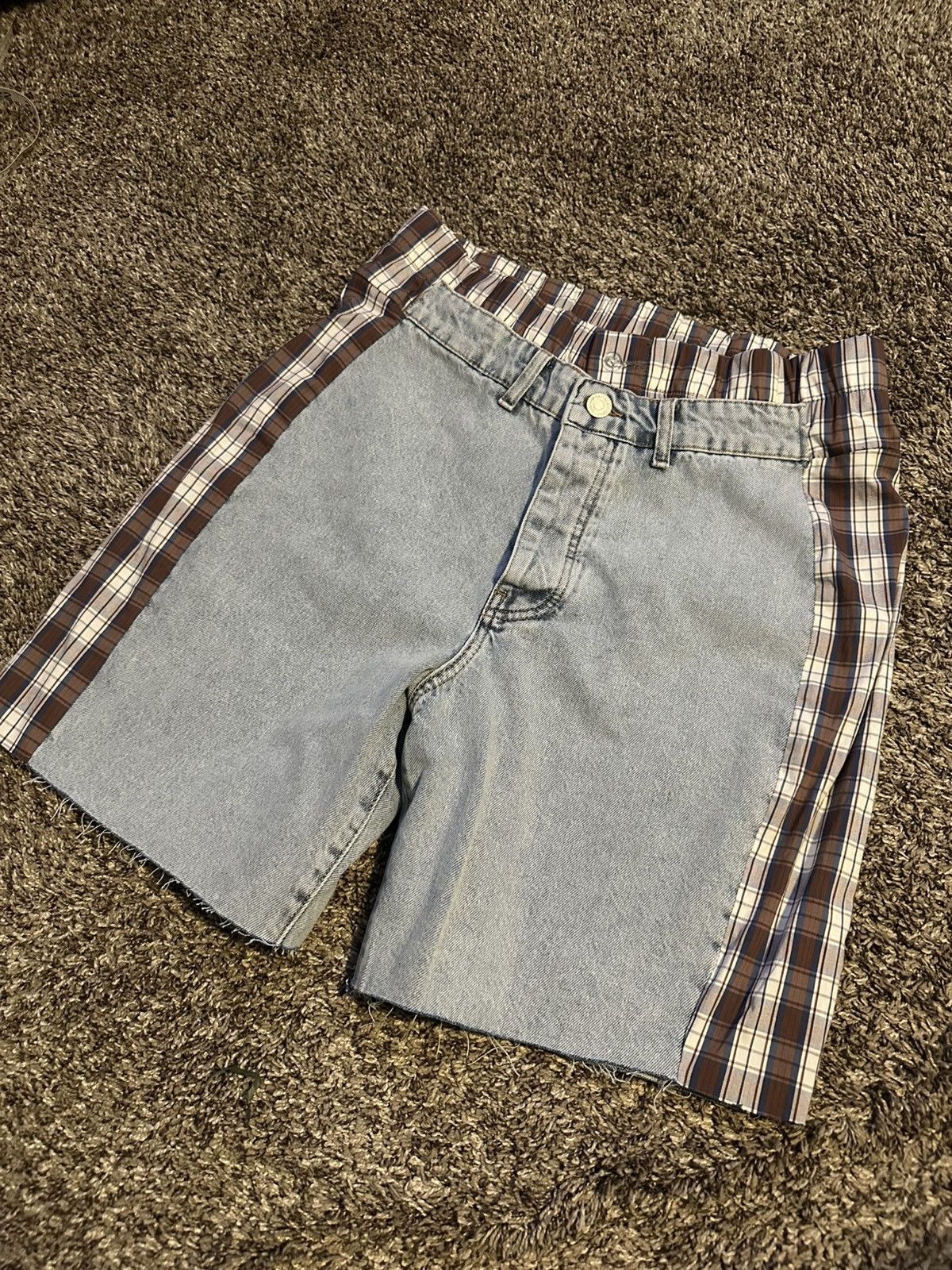 Other BoohooMAN Double Boxer Waist Blue Shorts Size 34 Size US 34 / EU 50 - 1 Thumbnail
