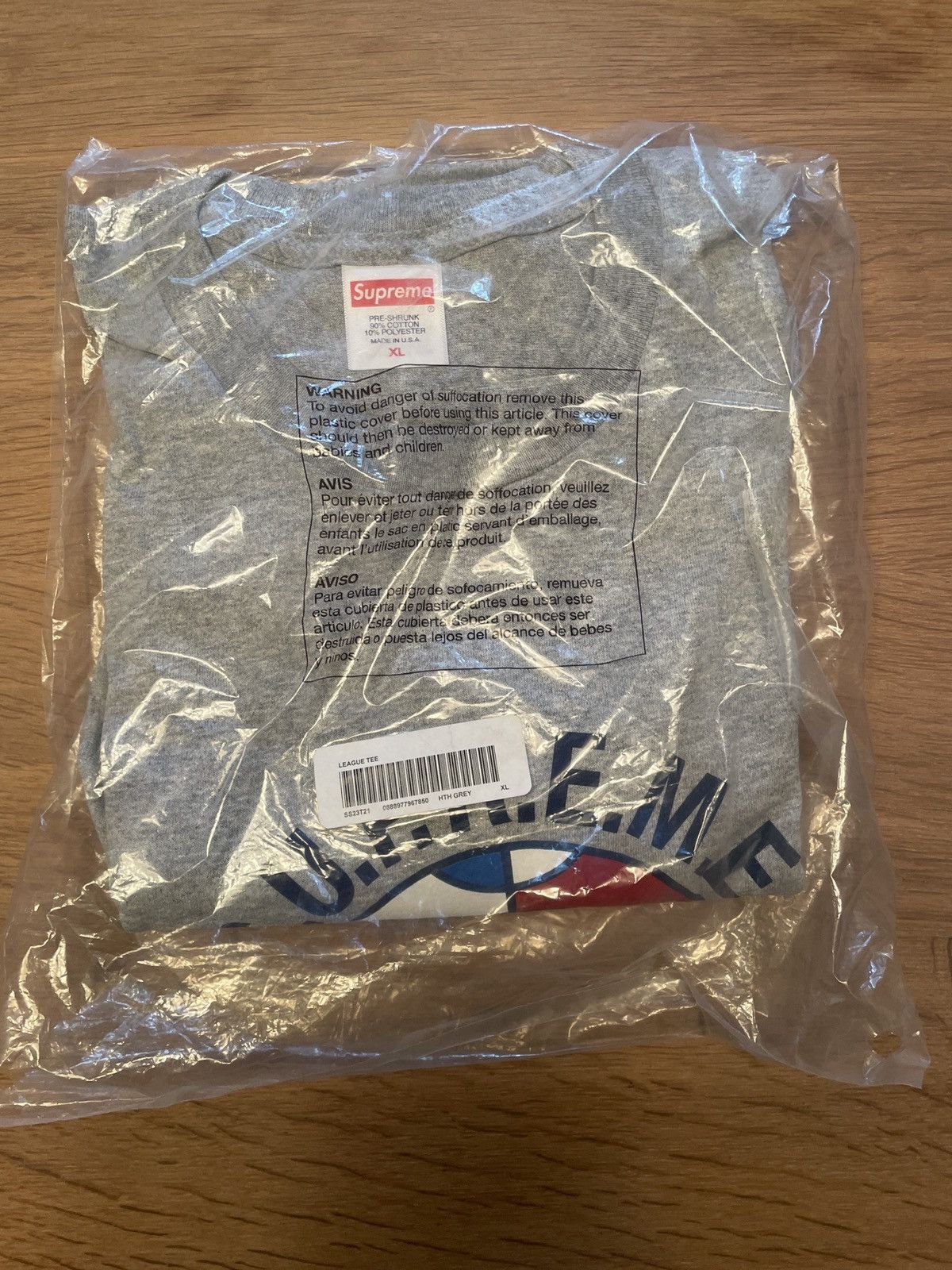 Supreme League Tee (SS23) BRAND NEW Size US XL / EU 56 / 4 - 3 Thumbnail