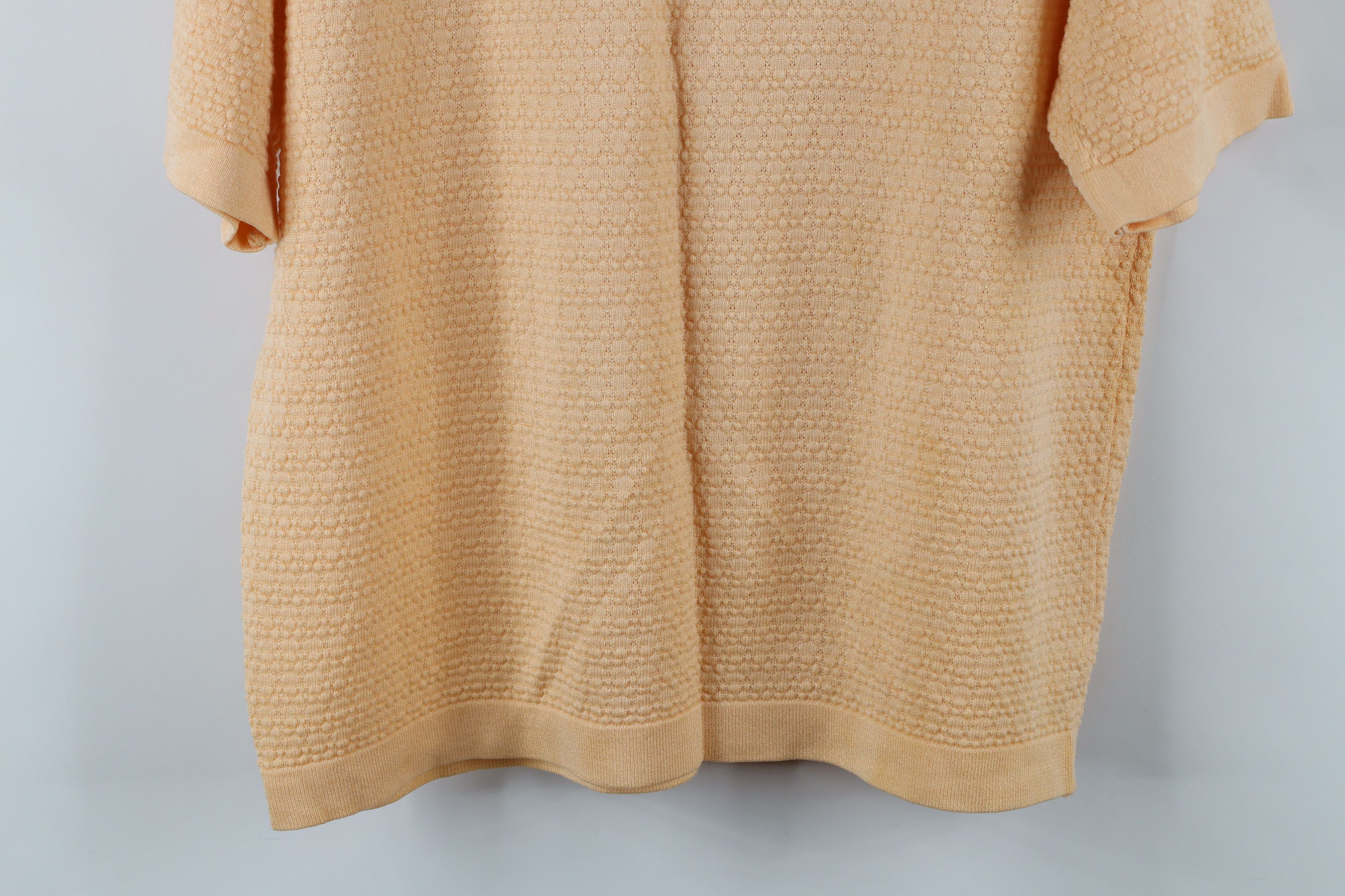 Vintage Vintage 60s 70s Streetwear Pullover Polo Shirt Peach USA Size US L / EU 52-54 / 3 - 11 Thumbnail