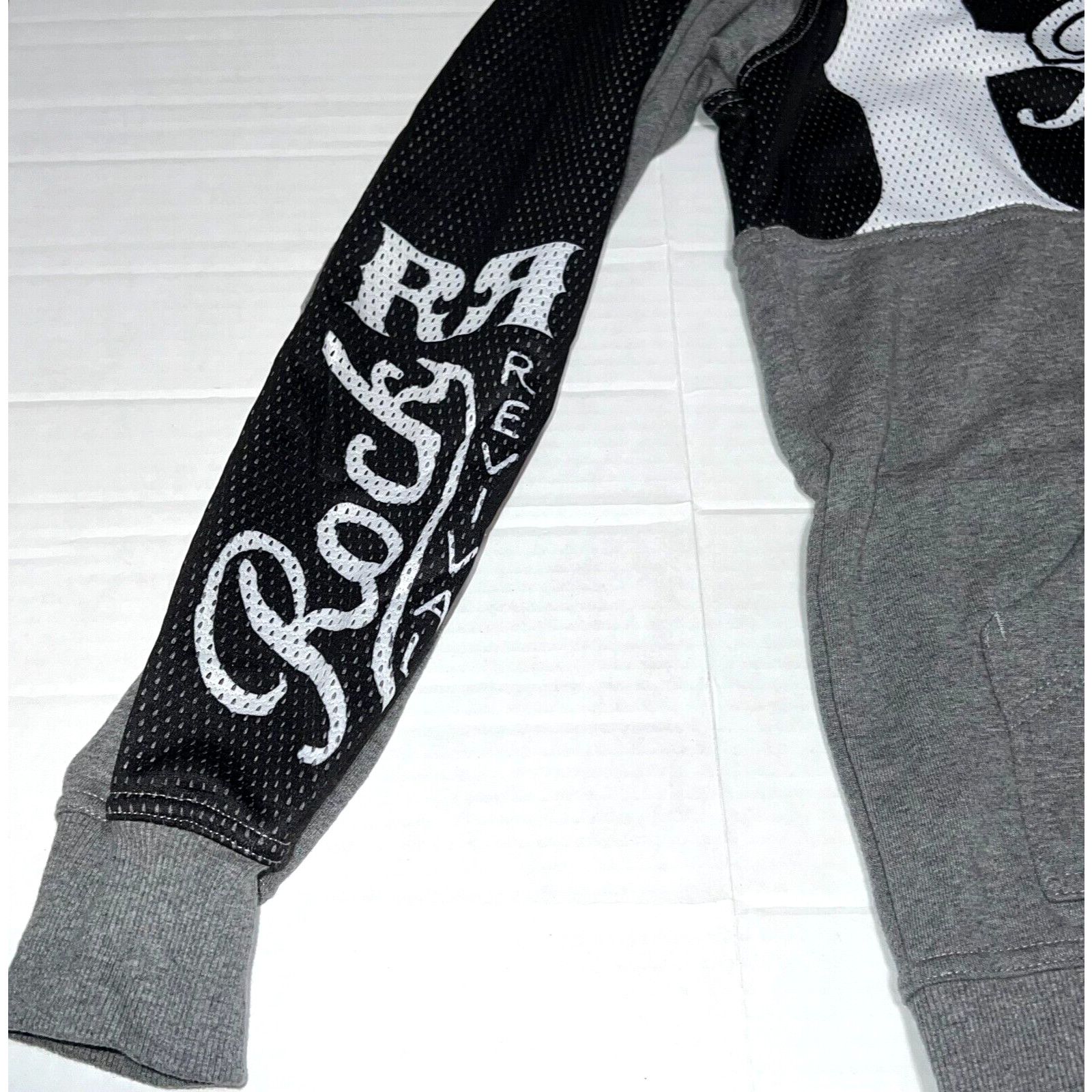 Rock Revival Rock Revival Spellout Hoodie Sweater Grey Men's Size Small Size US S / EU 44-46 / 1 - 4 Thumbnail