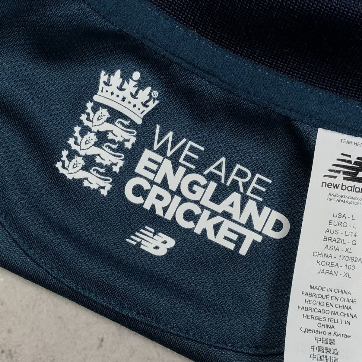 New Balance England Cricket ODI 2018-2019 New Balance WM Polo Jersey Size L / US 10 / IT 46 - 15 Thumbnail