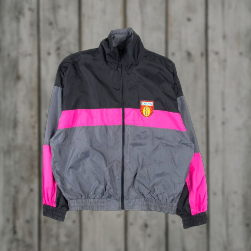 Ocean Pacific VINTAGE Ocean Pacific OP Grey Jacket Medium Windbreaker 90s Mens Size US M / EU 48-50 / 2 - 1 Thumbnail