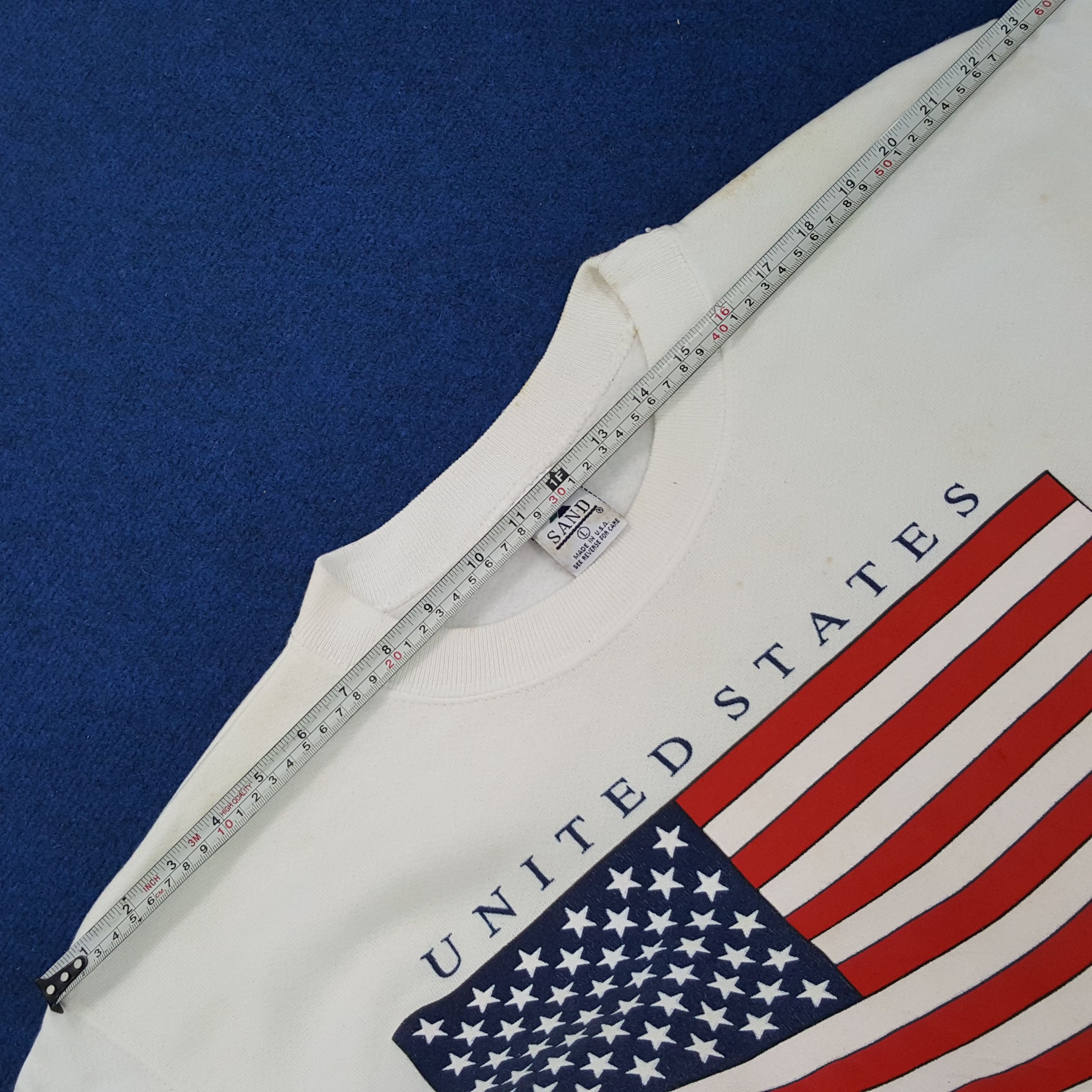 Vintage Vintage United States of America Flag Sweatshirt Size US M / EU 48-50 / 2 - 14 Thumbnail