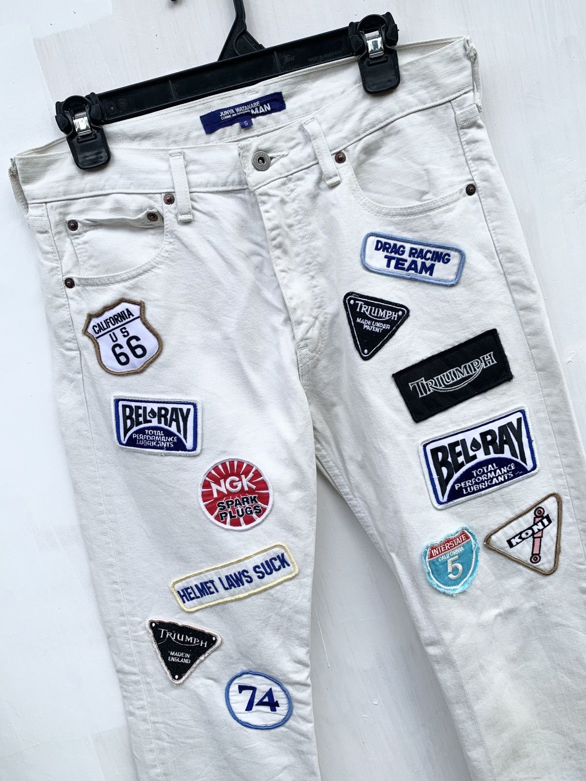 Comme des Garcons Homme Plus Comme des garcons x junya watanabe AD2002 motorcycle patch Size US 31 - 3 Thumbnail