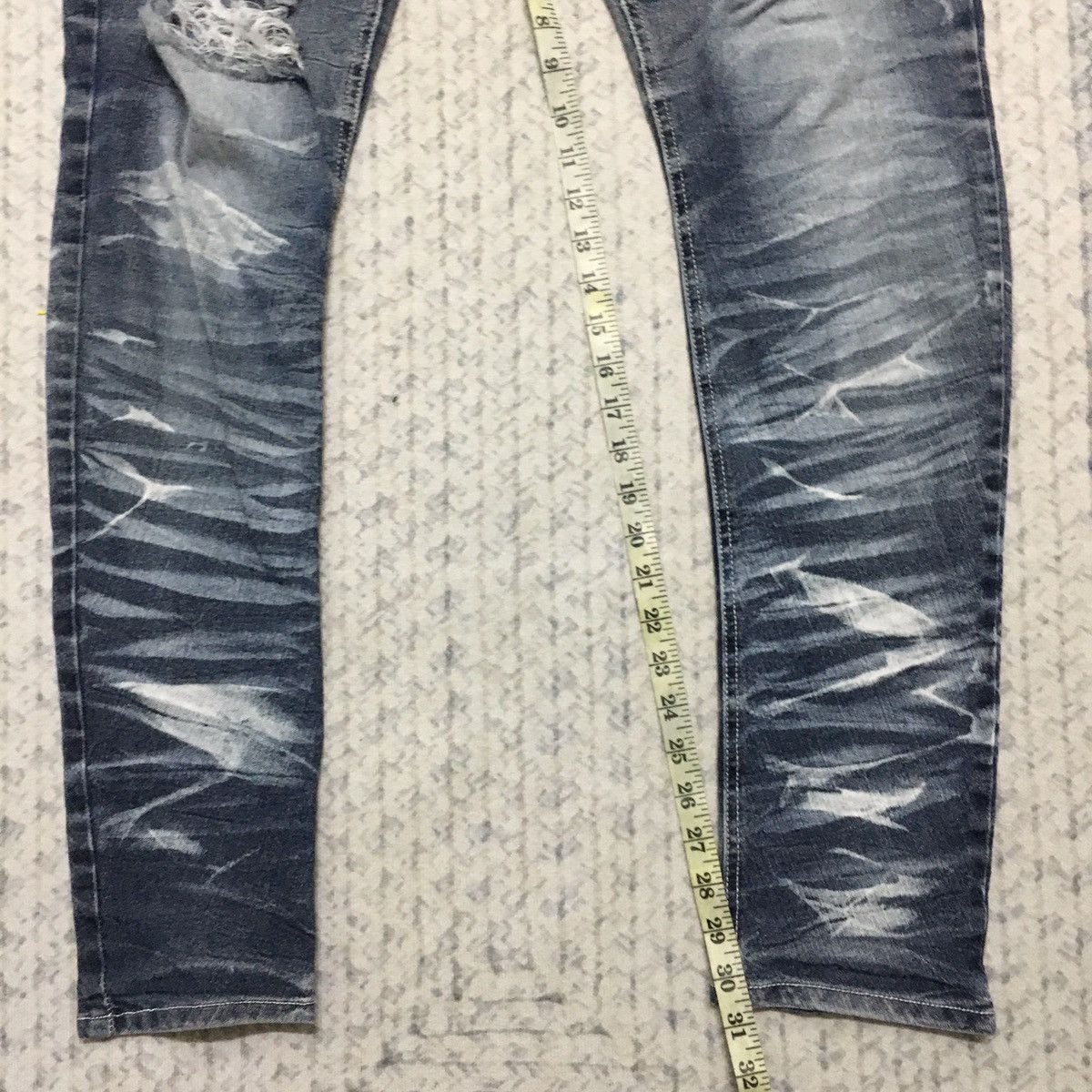 If Six Was Nine × Japanese Brand × semanticdesign Rare Semantic Design Distressed Denim Size US 30 / EU 46 - 15 Thumbnail