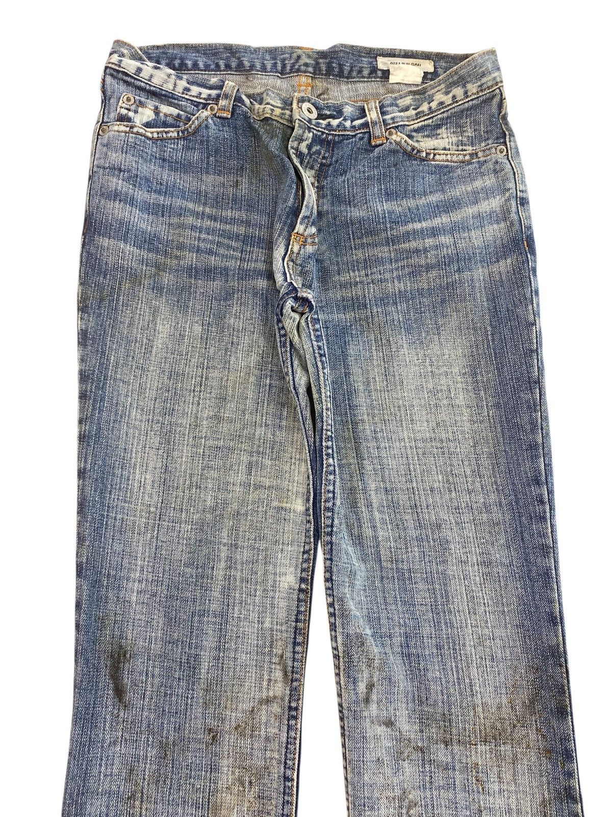 Other Japanese Brand Faded Blue Wash Style Loose Jeans Size US 28 / EU 44 - 2 Thumbnail