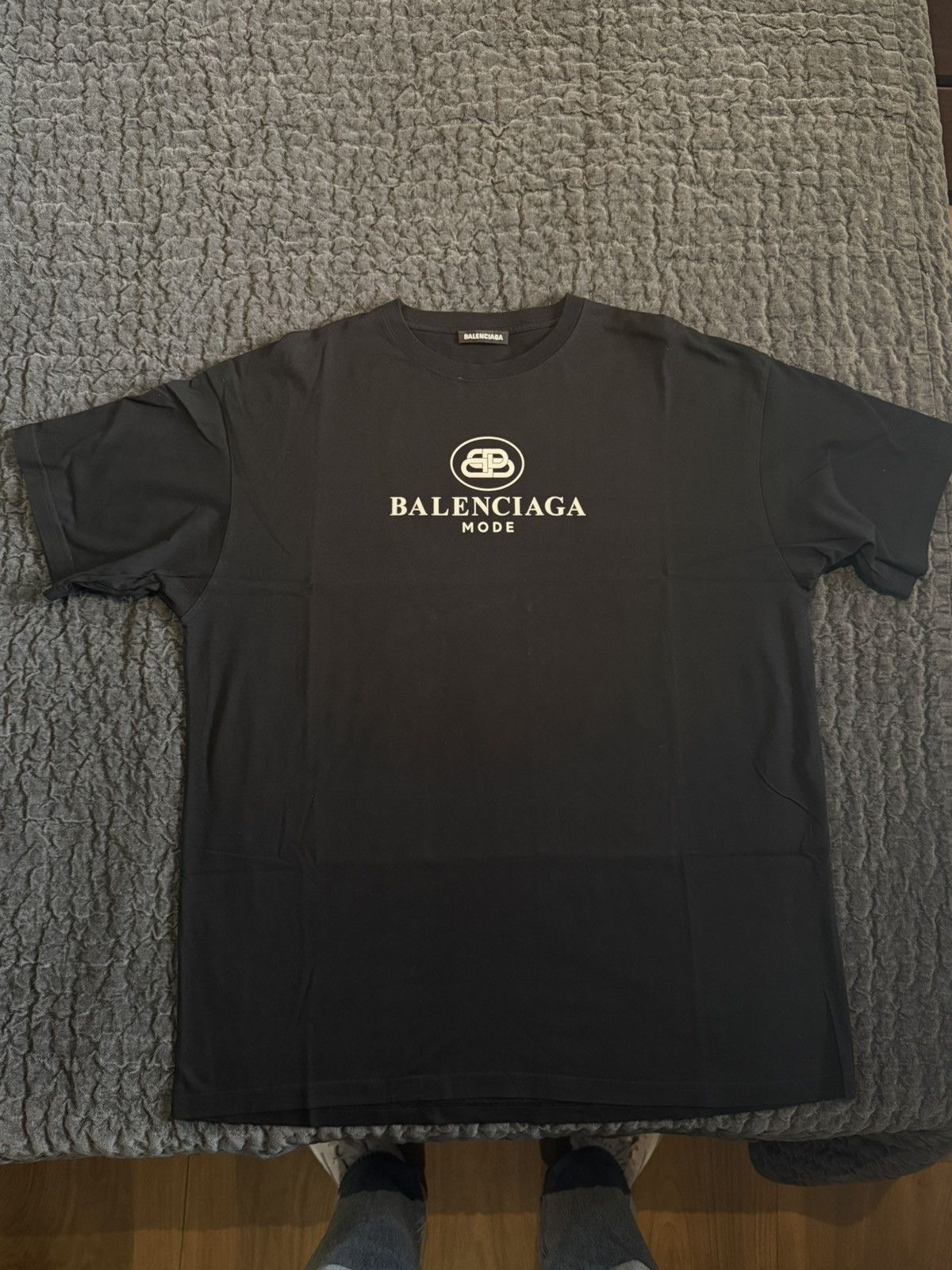 Balenciaga Balenciaga BB Mode Logo T-Shirt - Black - Size XL Size US XL / EU 56 / 4 - 3 Thumbnail