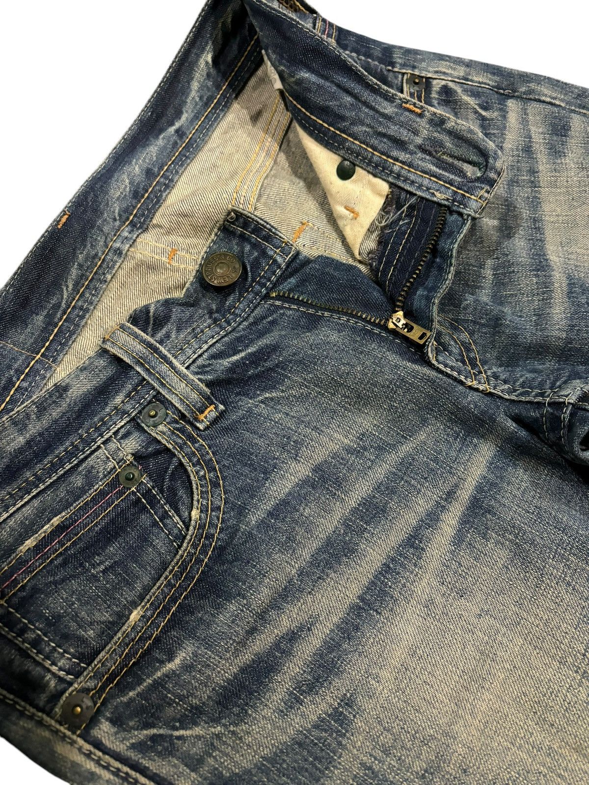 Levi's × Vintage Y2k Vintage Levi’s Japan Faded Cropped Cut Jeans Size US 28 / EU 44 - 4 Thumbnail