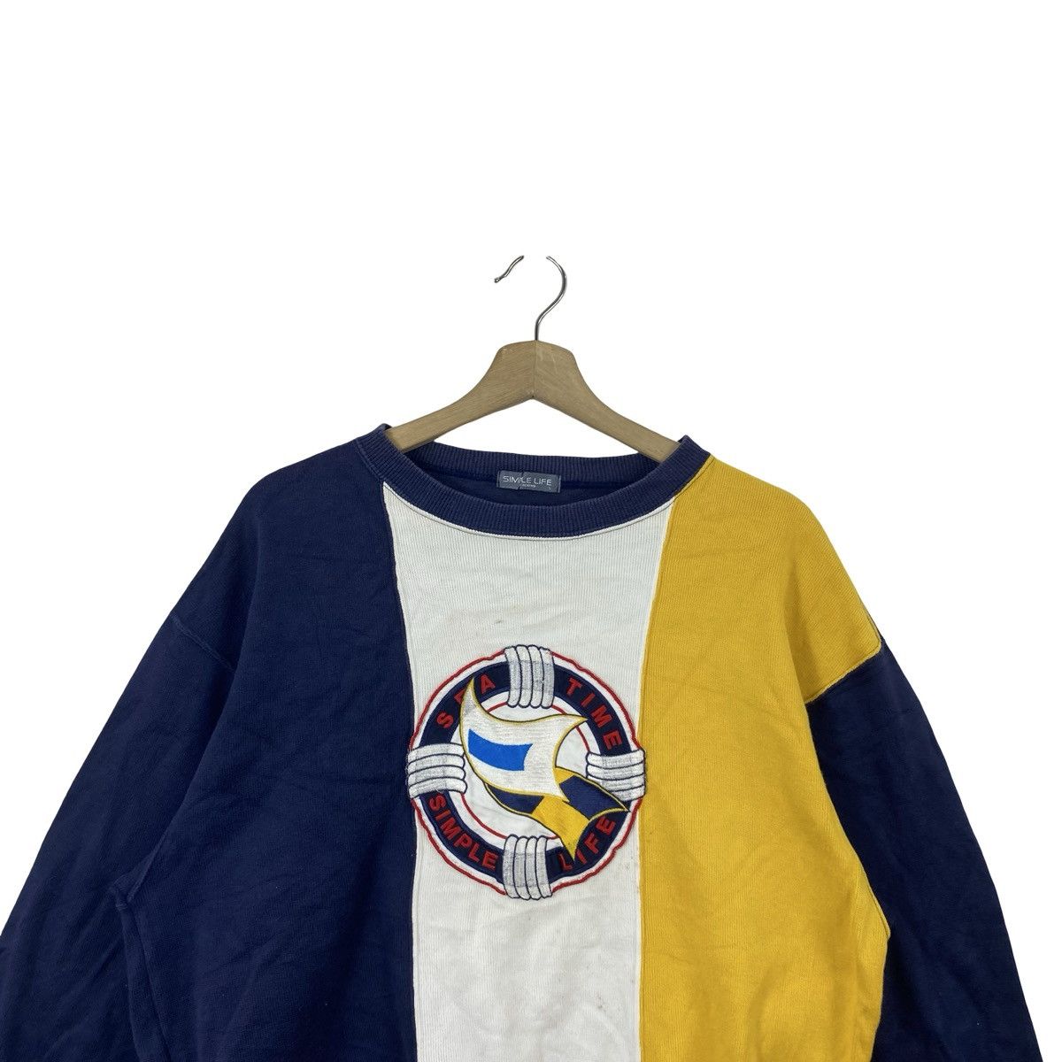 Vintage Vintage SIMPLE LIFE Sweatshirt LEmbroidered Logo Crewneck Size US L / EU 52-54 / 3 - 2 Thumbnail