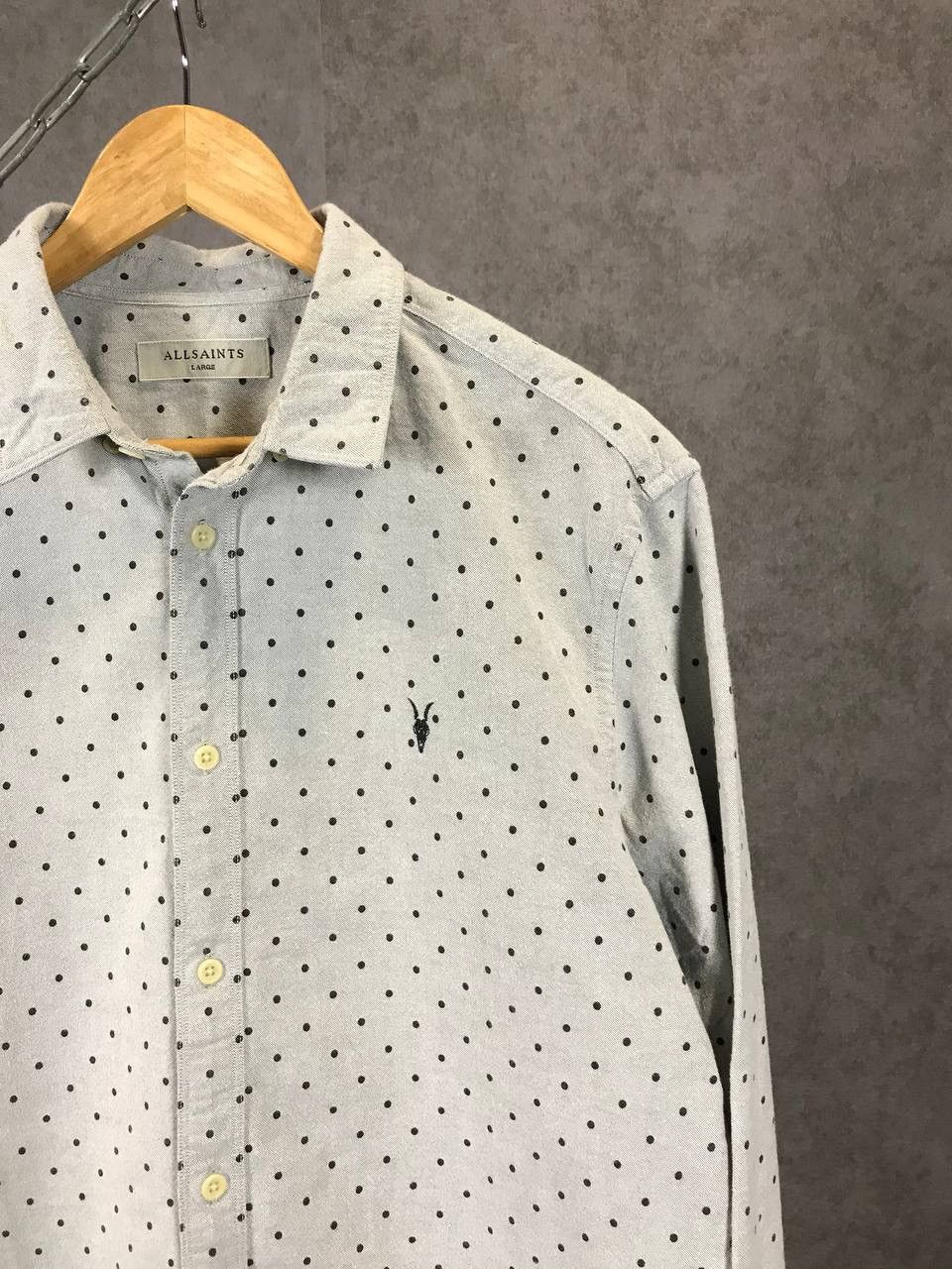 Allsaints Allsaints monogram designer logo shirt Size US L / EU 52-54 / 3 - 2 Thumbnail