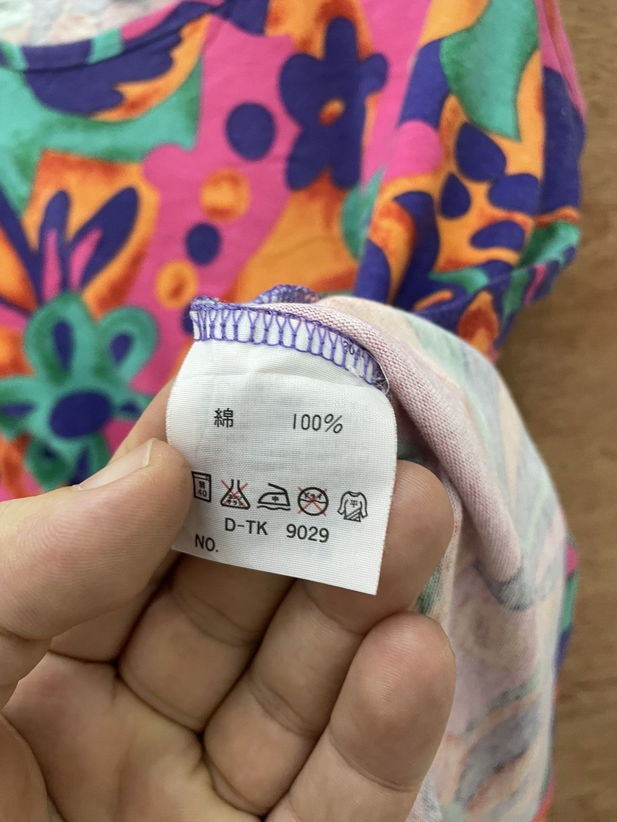Lacoste × Vintage VINTAGE 90s CHEMISE LACOSTE FLORAL DRESS Size M / US 6-8 / IT 42-44 - 6 Thumbnail