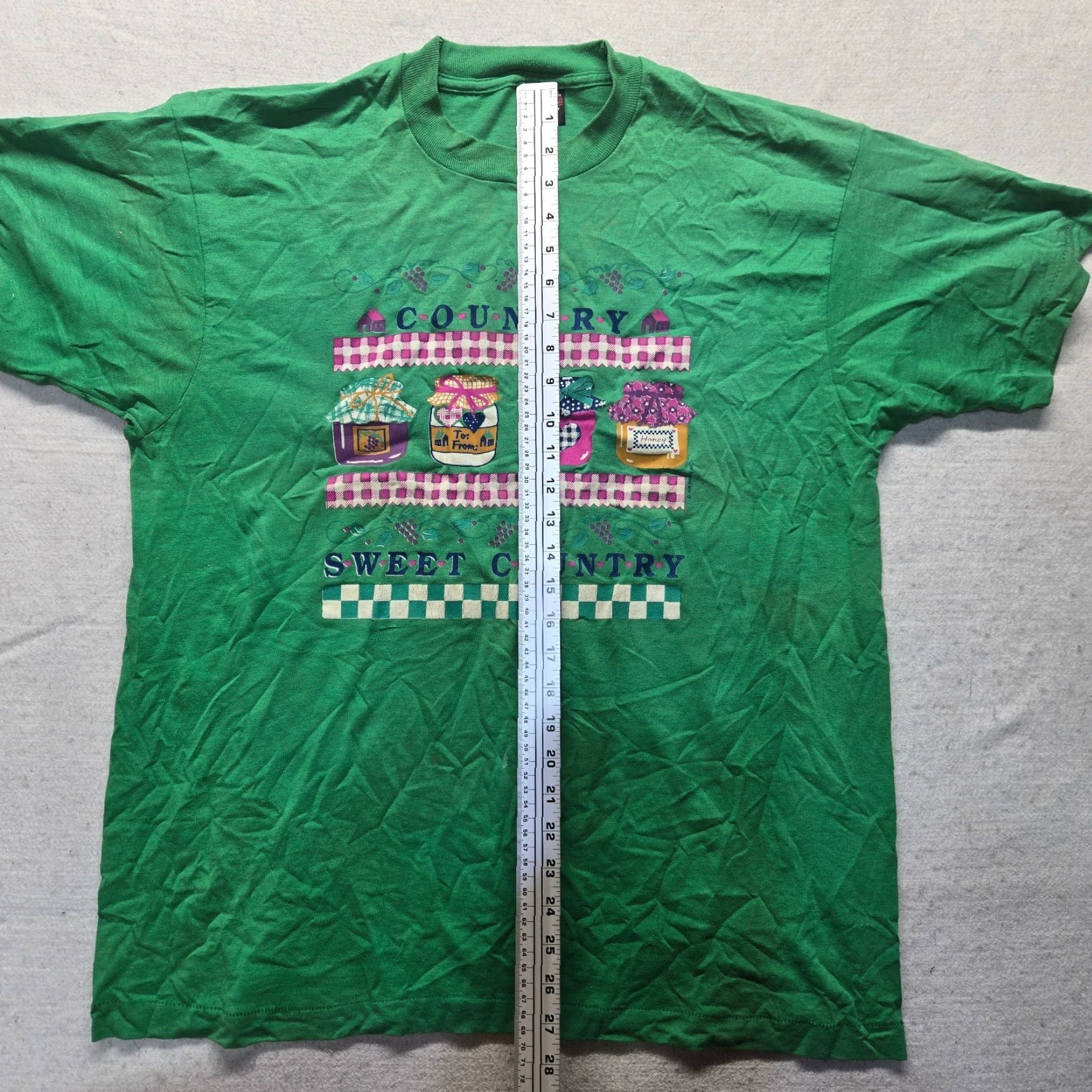 Vintage VINTAGE Country Sweet Country Shirt Women XL Green Adult Short Sleeve Round Neck T-Shirt Size XL / US 12-14 / IT 48-50 - 6 Thumbnail