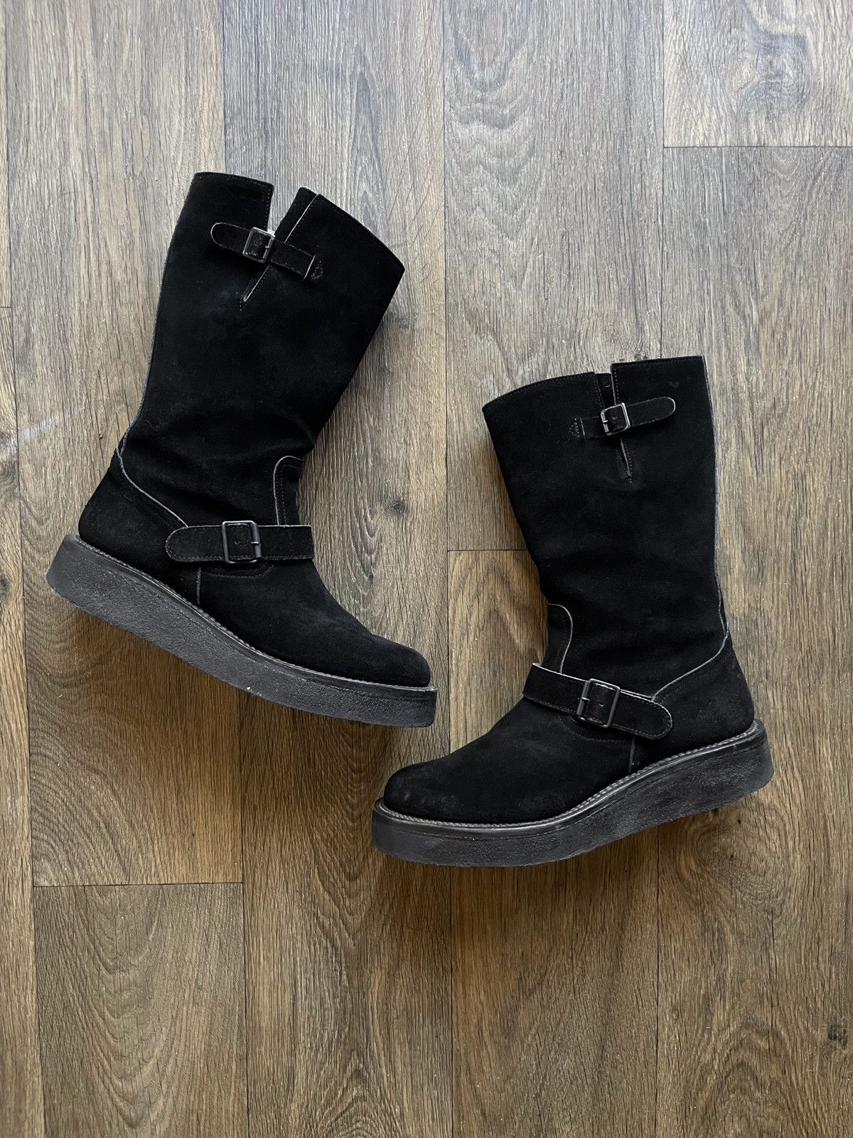 Number (N)ine AW05 Runway Engineer Boots Size US 8 / EU 41 - 1 Thumbnail