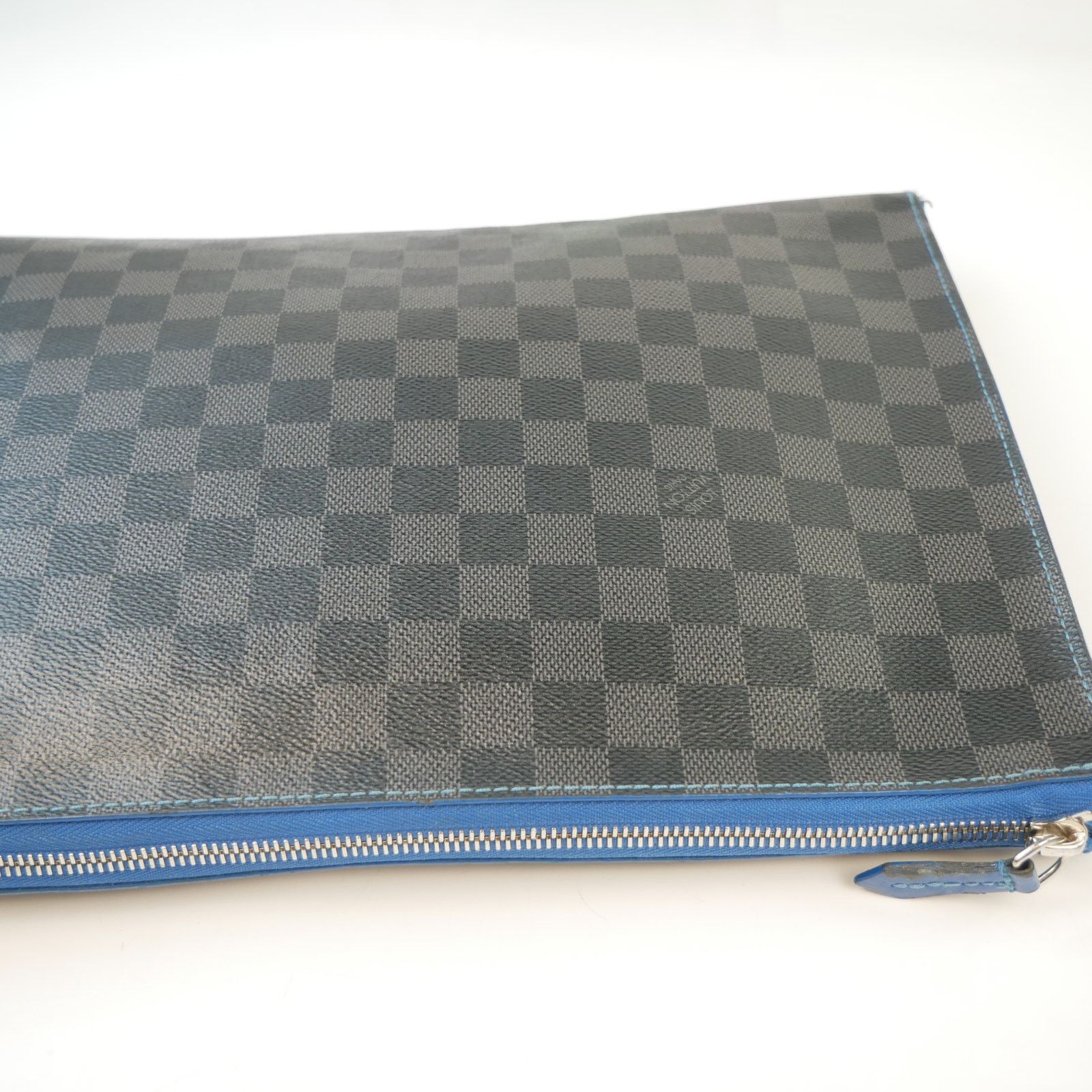 Louis Vuitton Louis Vuitton Damier Cobalt Pochette Jour GM Size ONE SIZE - 10 Thumbnail