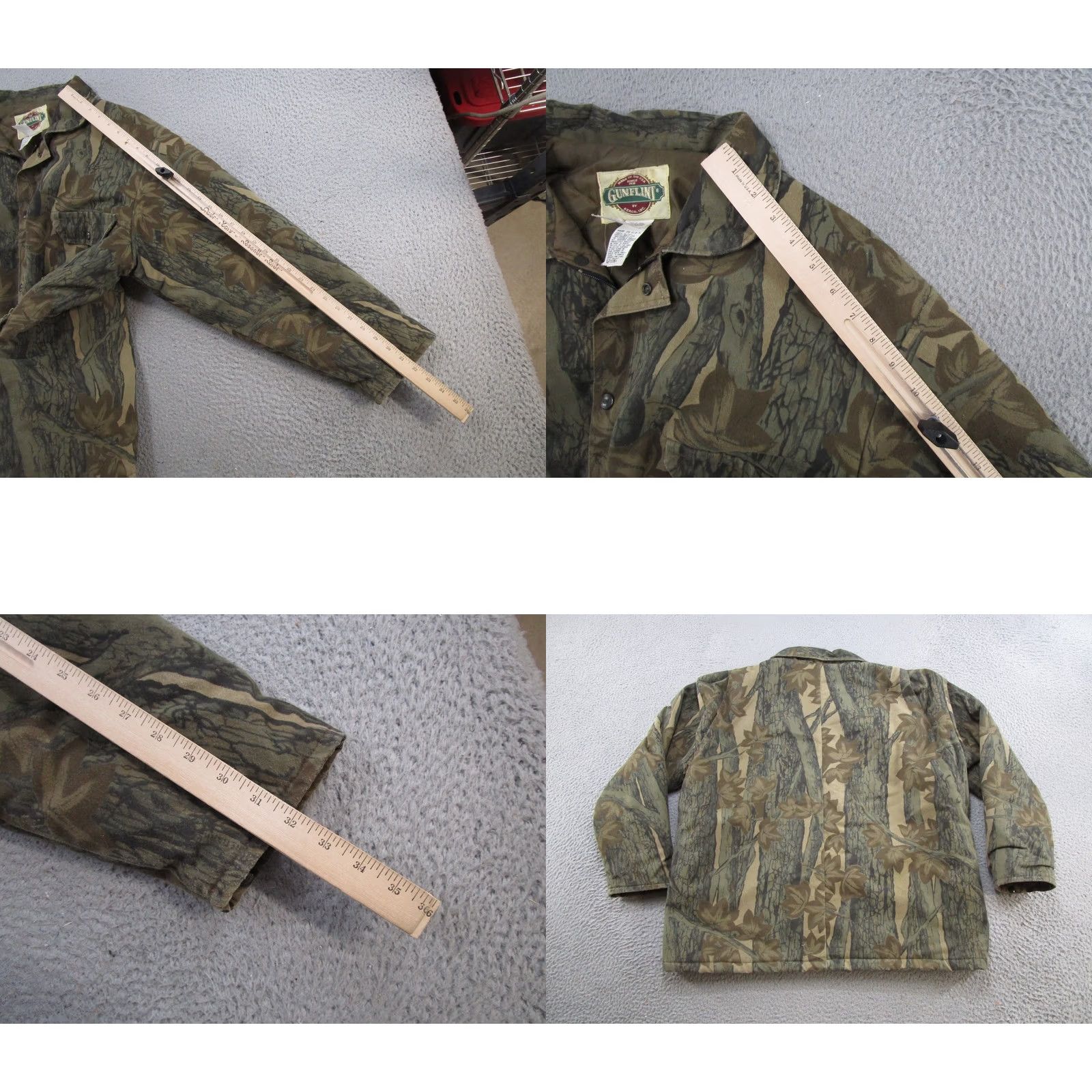 Vintage VINTAGE Gunflint Trebark Camo Hunting Bomber Jacket Insulated Quilted Lined Size XL Hunt Size US XL / EU 56 / 4 - 8 Thumbnail