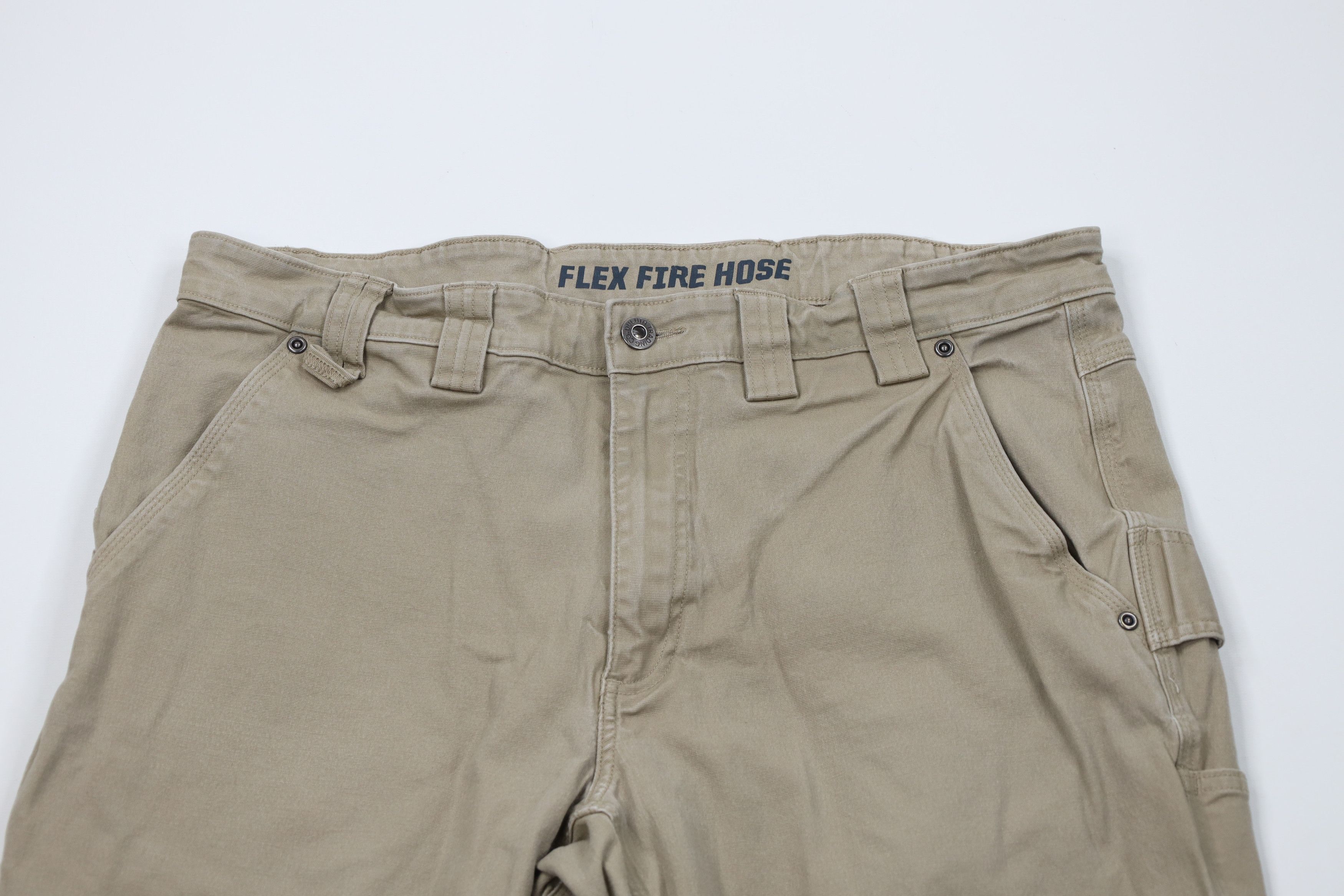 Duluth Trading Company Duluth Trading Co Fit Flex Firehose Canvas Wide Leg Pants Size US 36 / EU 52 - 2 Thumbnail
