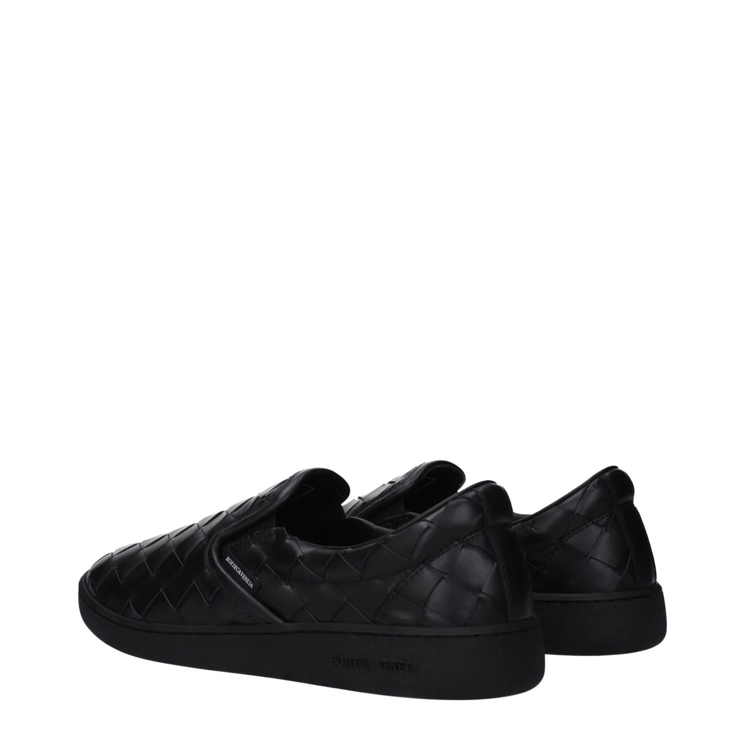 Bottega Veneta ob1o1e0325 Leather Slip Ons in Black Size US 7 / EU 40 - 4 Thumbnail