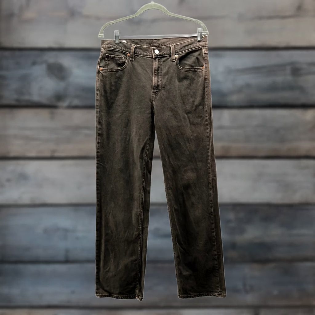 Gap VINTAGE Gap 90s Loose Mid Rise Jeans Womens 6 / 28 Brown Stretch Relaxed Retro Size 28" / US 6 / IT 42 - 1 Thumbnail