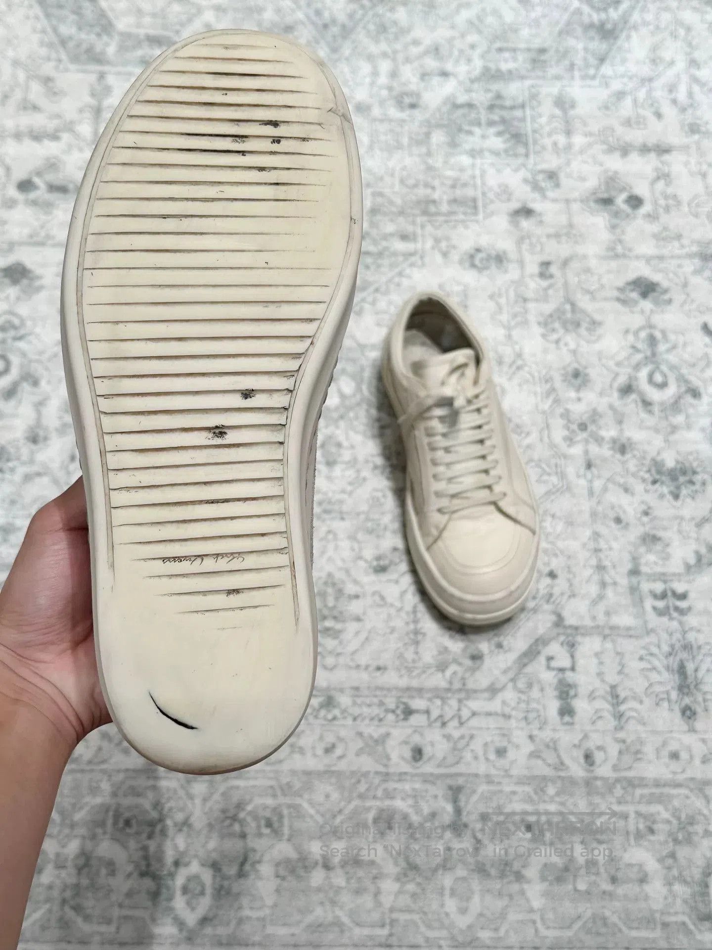 Rick Owens Rick Owens Low-Top White Shoes. Size US 8 / EU 41 - 7 Thumbnail