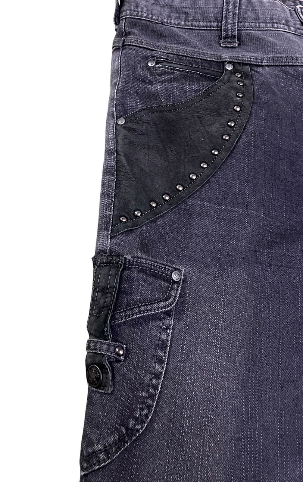 Nicole Club Rare Vintage Japanese Brand Nicole Club Flared Jeans 1990s Size US 34 / EU 50 - 3 Thumbnail