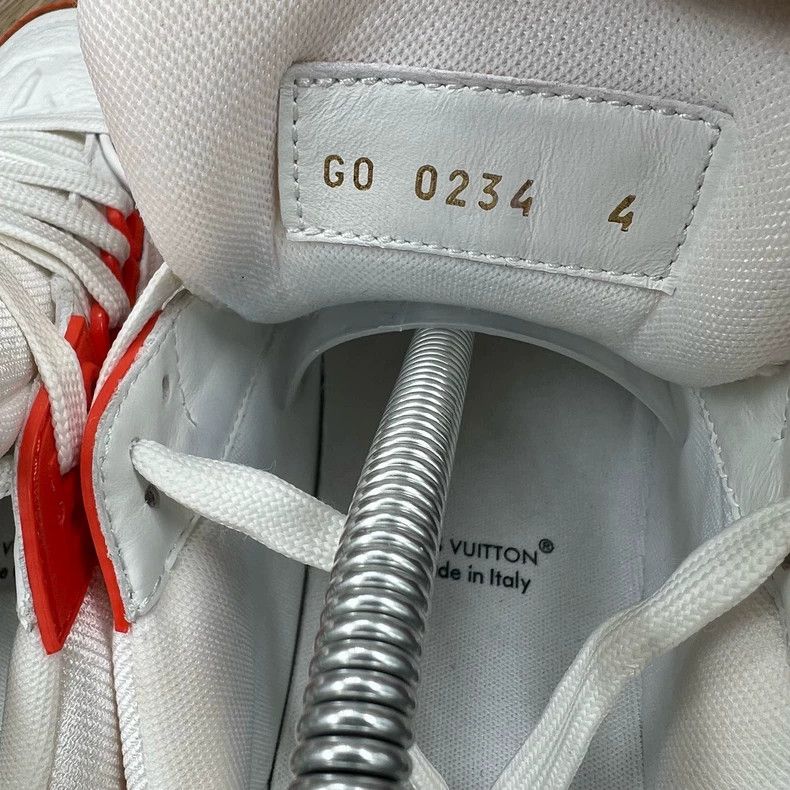 Louis Vuitton Louis Vuitton Trainer white orange rhinestone board shoes Size US 5.5 / EU 38 - 7 Thumbnail