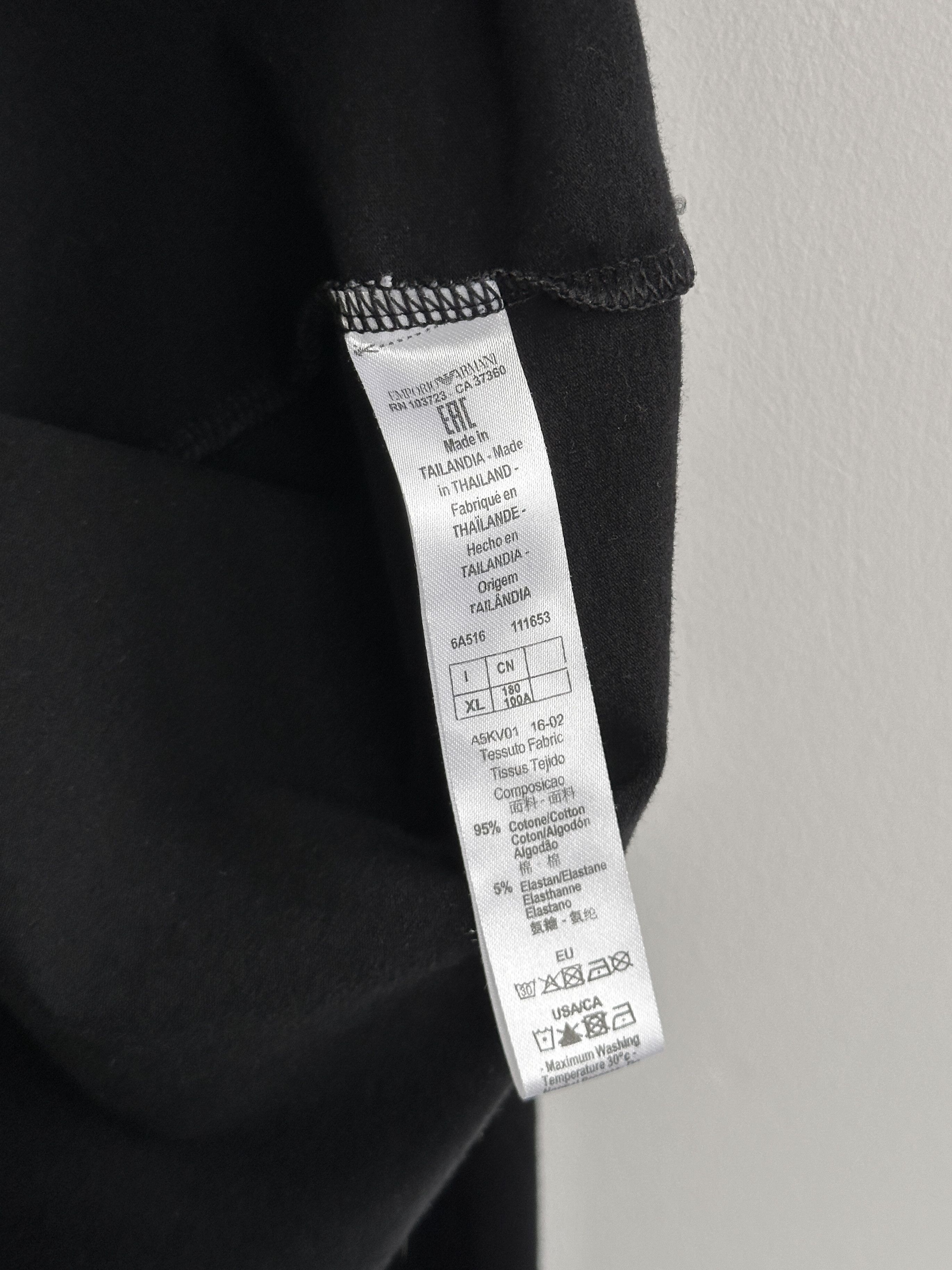 Armani Emporio Armani Longsleeve Tee Shirt Size US XL / EU 56 / 4 - 6 Thumbnail