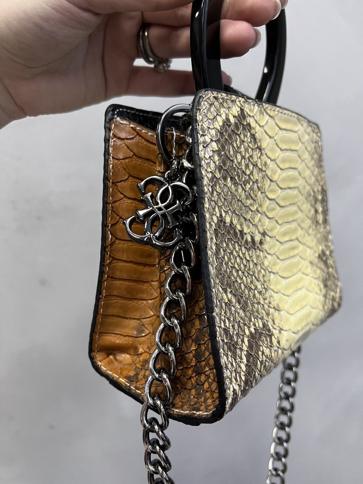 Guess Mini bag crocodile leather chain Guess retro y2k Size ONE SIZE - 7 Thumbnail