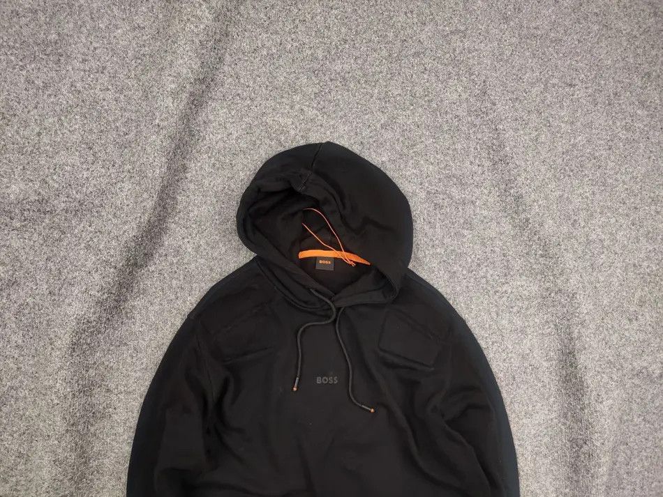 Hugo Boss Hugo Boss Orange Bluza WeFade Black Logo Hoodie Size US S / EU 44-46 / 1 - 1 Thumbnail