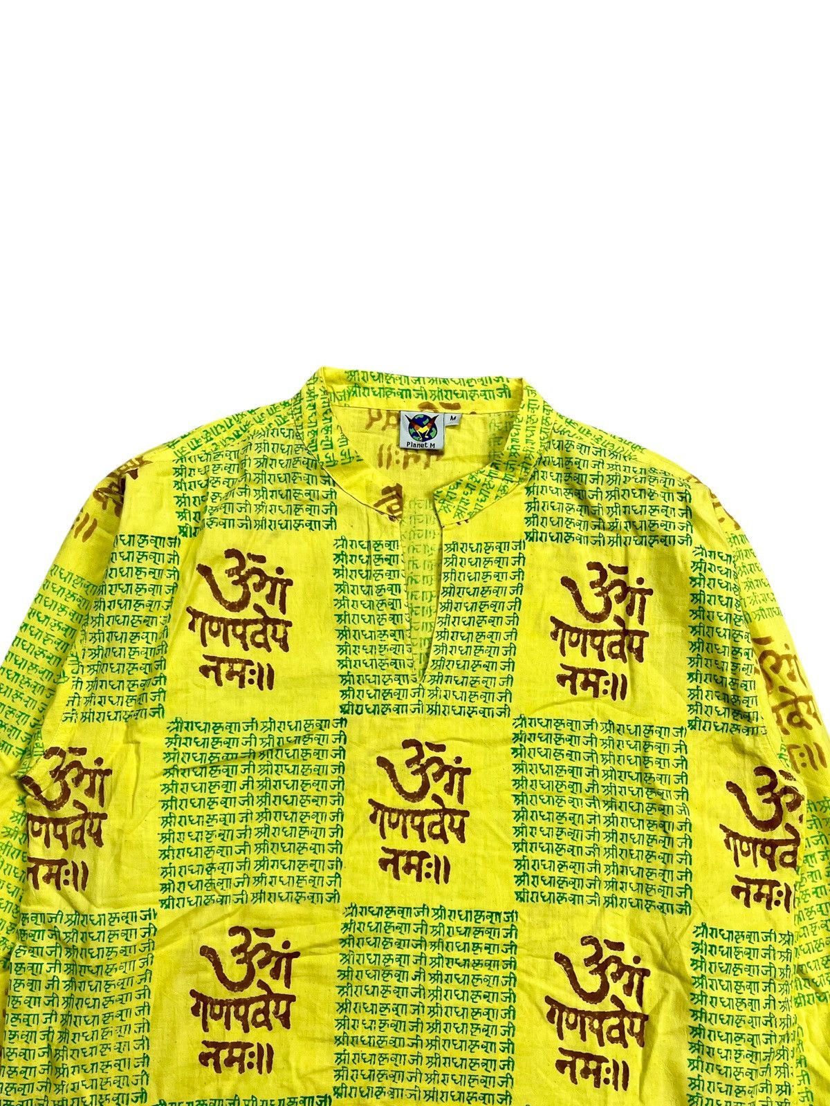 If Six Was Nine 2000s Planet M - Hippie Style Hindi Shirt Size US M / EU 48-50 / 2 - 4 Thumbnail