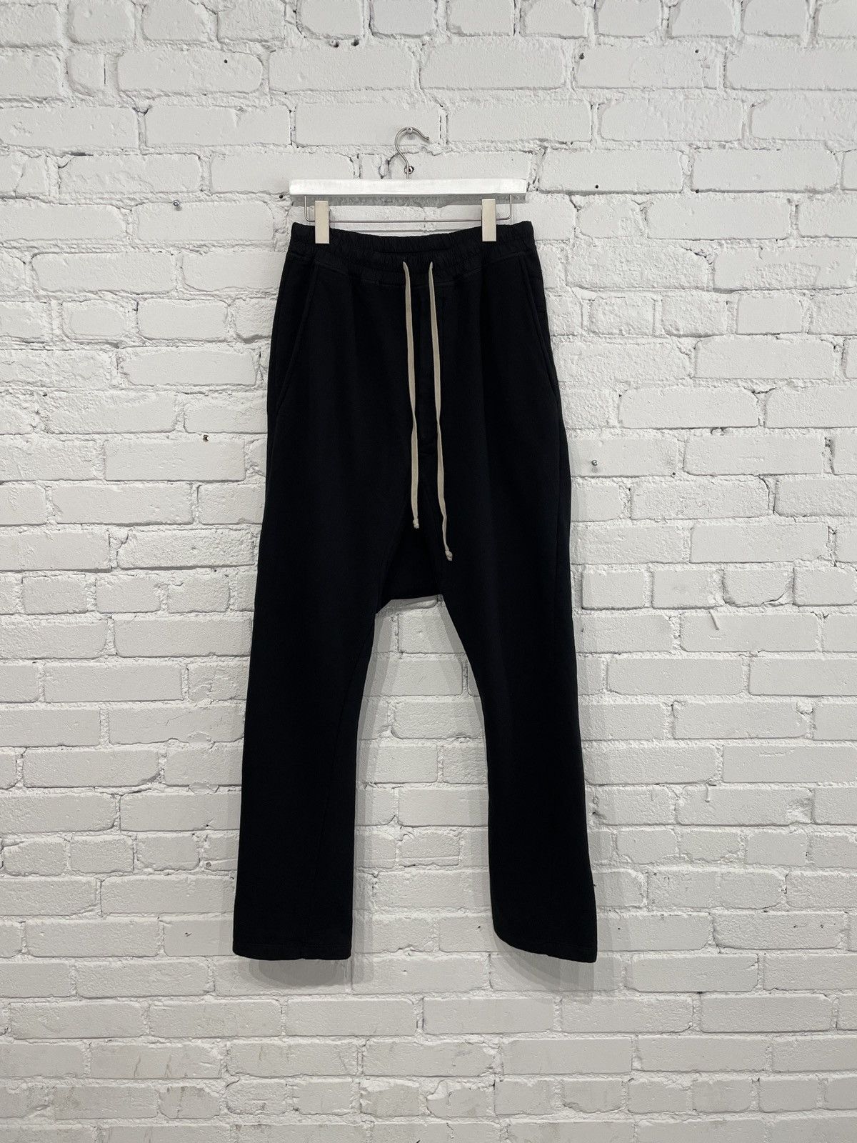 image of Rick Owens Drkshdw Drkshdw Drop Crotch Pants in Black, Men's (Size 31)