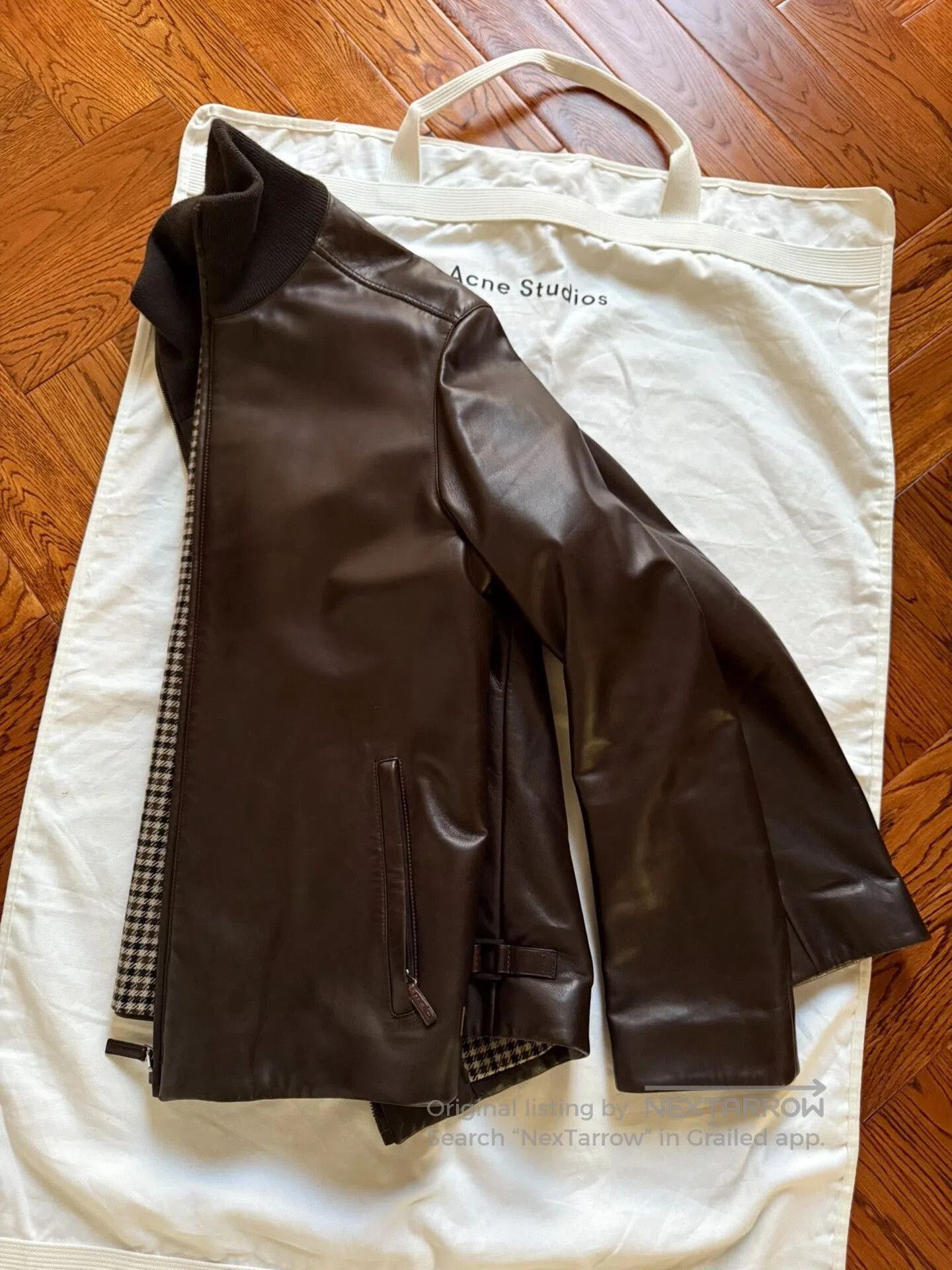 Malo Malo Men's Leather Jacket. Size US M / EU 48-50 / 2 - 5 Thumbnail