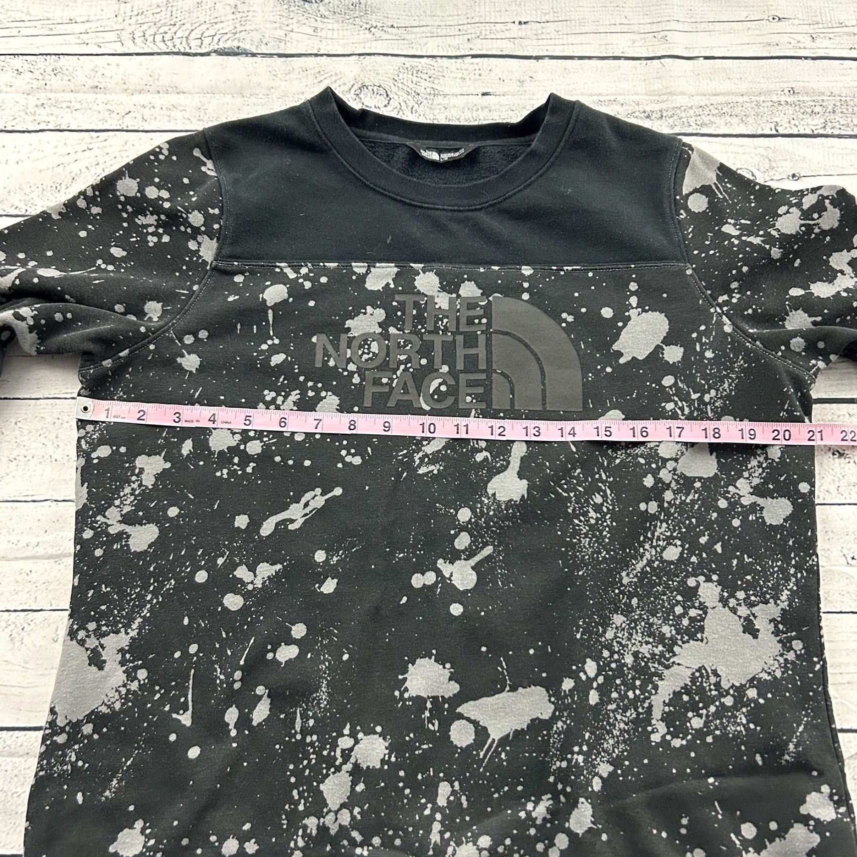 The North Face The North Face Sweatshirt Pullover Crew Neck Splatter Print Black Women Large Size L / US 10 / IT 46 - 5 Thumbnail