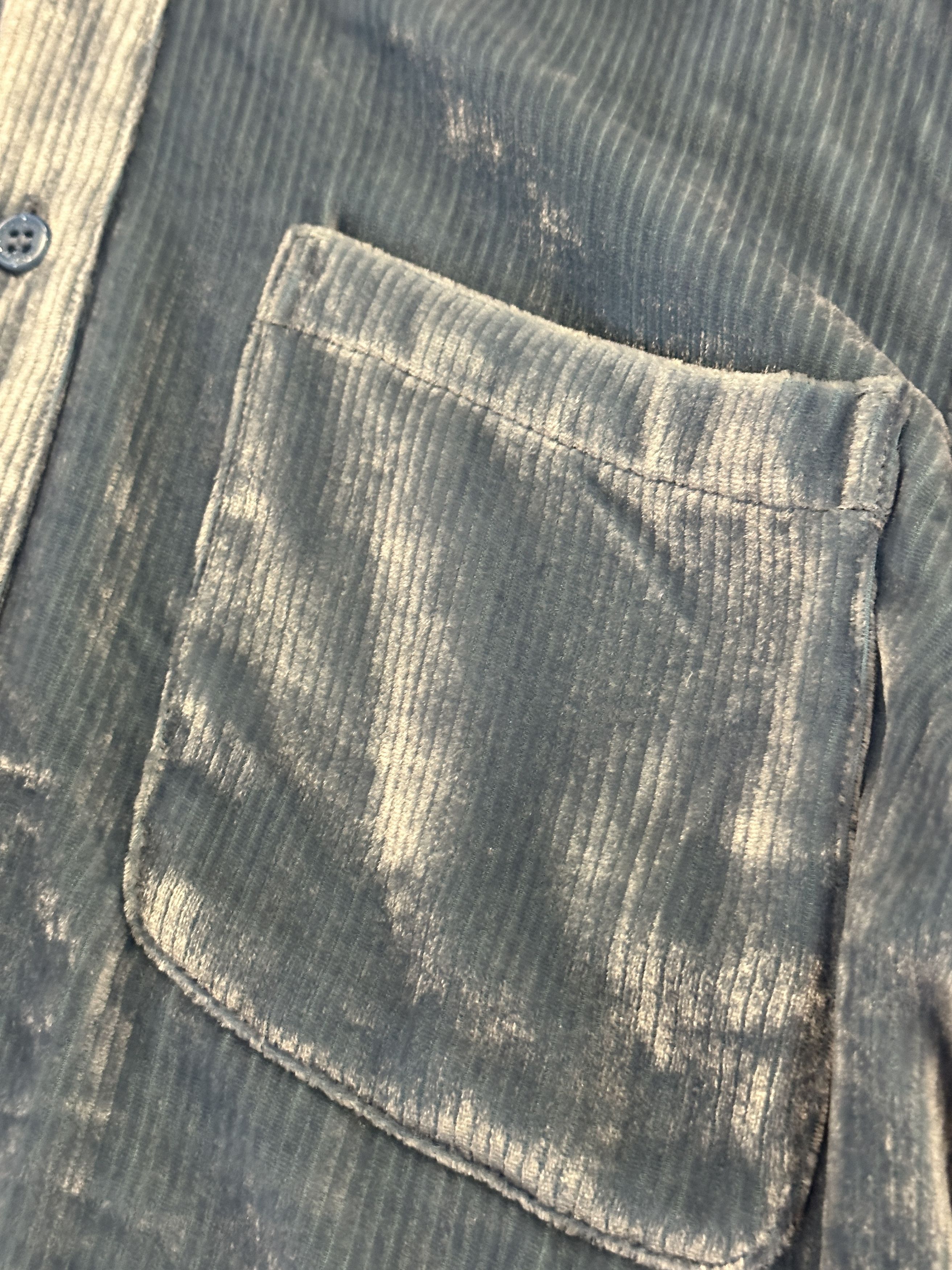Sies Marjan Sies Marjan Light Blue Silk Corduroy Button Up Size US S / EU 44-46 / 1 - 4 Thumbnail