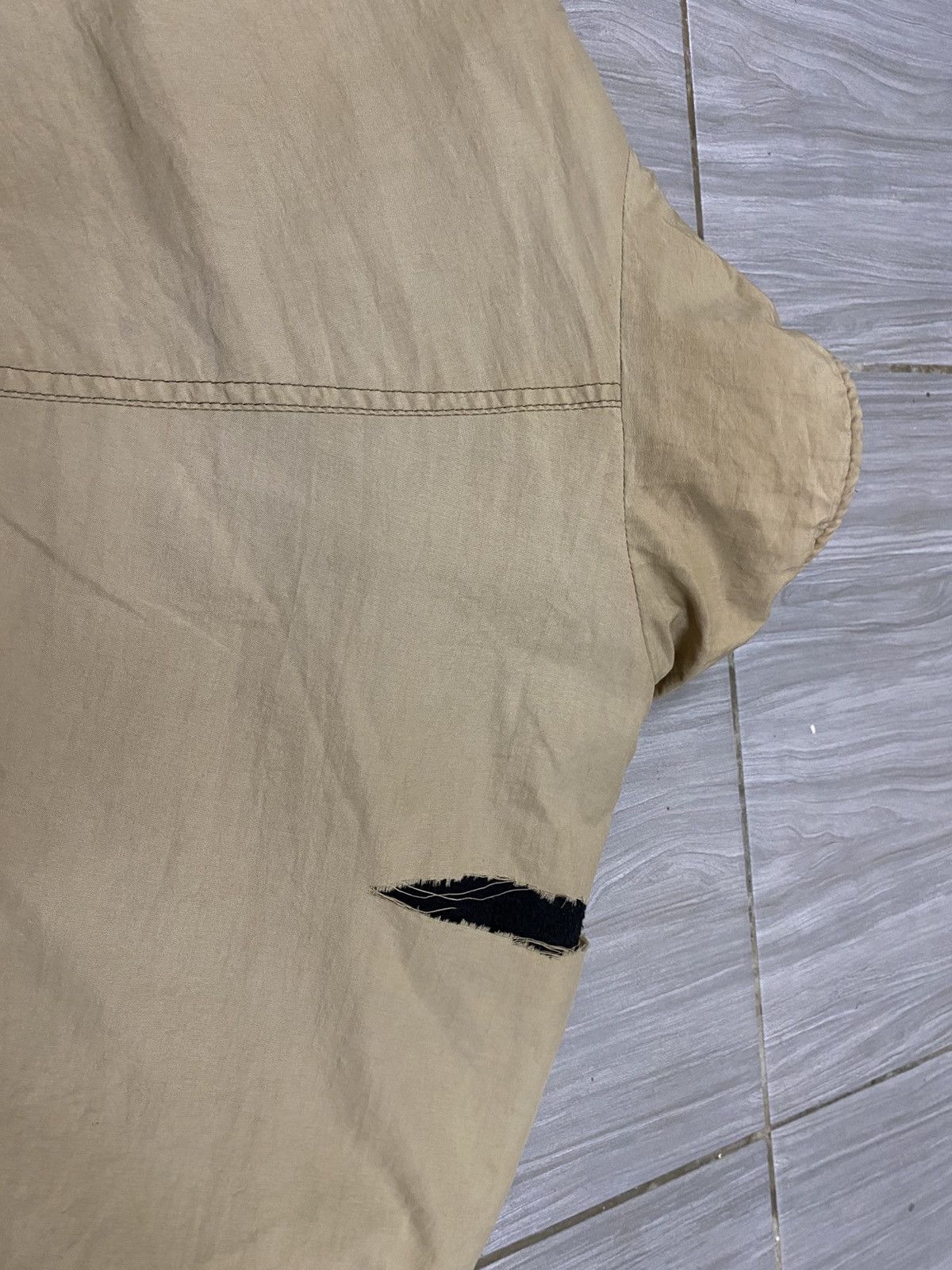The North Face Vtg 80s The North Face Bomber Jacket Distressed Khaki Size US L / EU 52-54 / 3 - 12 Thumbnail