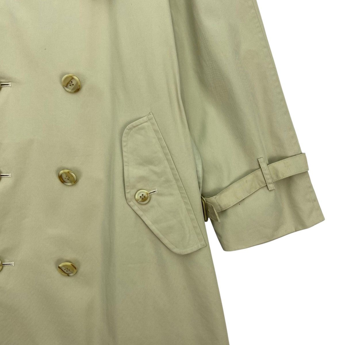 Burberry 🔥Vintage Burberrys Double Breast Belted Nova Check Trench Size M / US 6-8 / IT 42-44 - 7 Thumbnail
