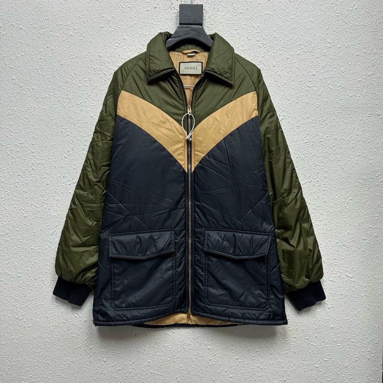 Gucci Gucci Jacket with Double G Logo and Zipper - dmc Size US L / EU 52-54 / 3 - 1 Thumbnail