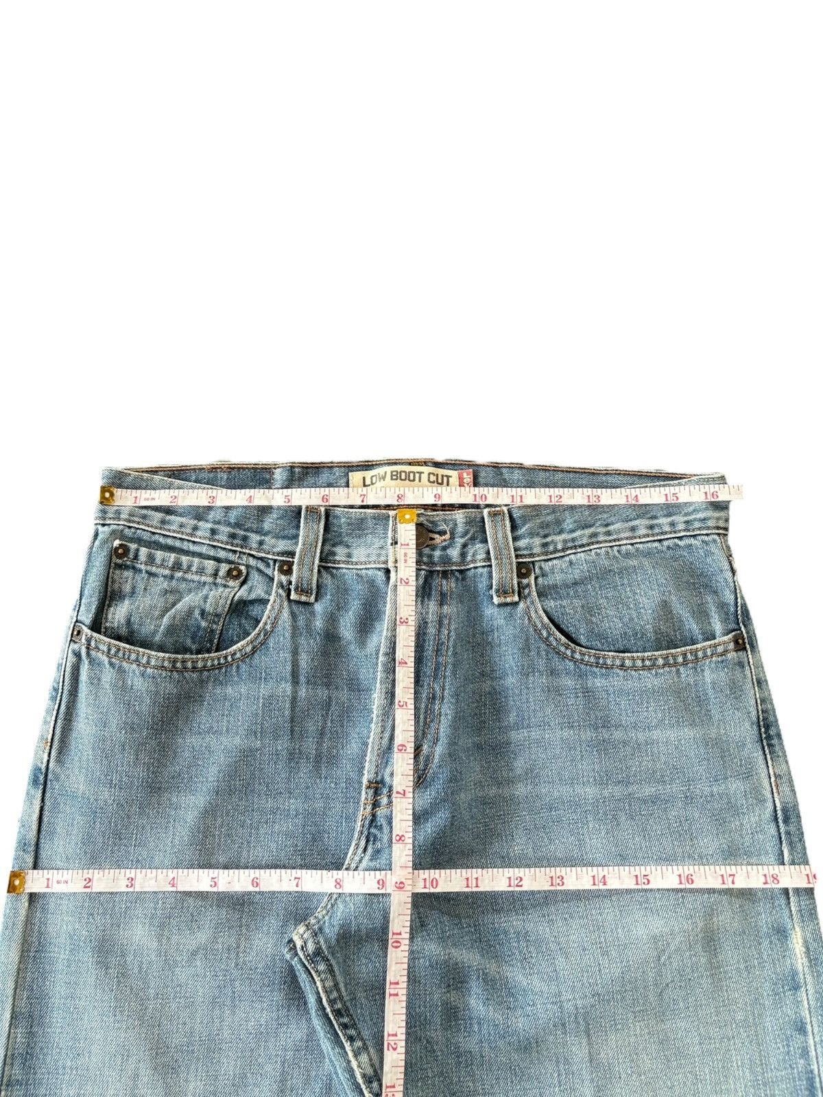 Levi's Vintage 90s Levis 527 Faded Wash Distress Flare Jeans Size US 33 - 7 Thumbnail
